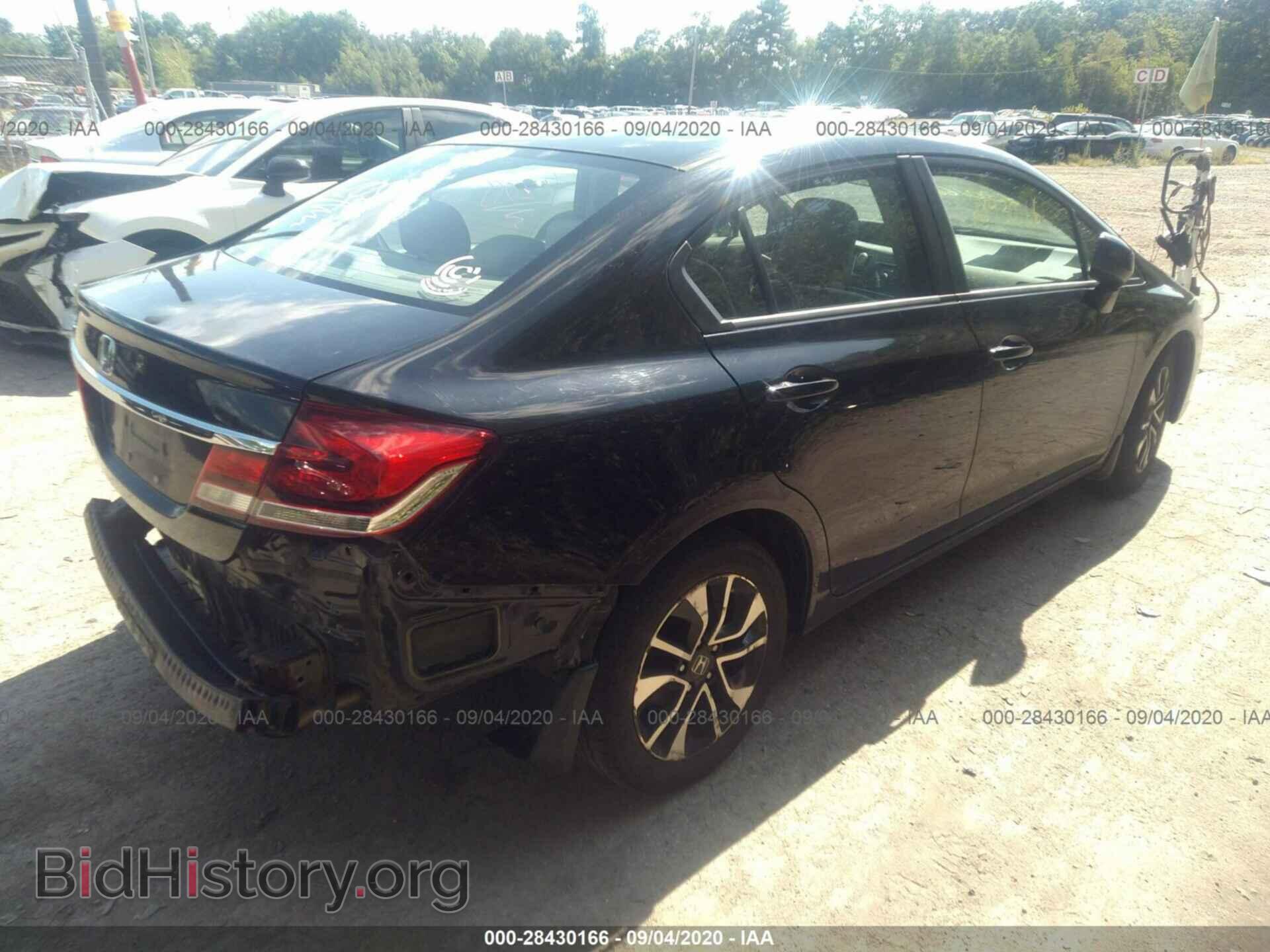 2013 HONDA CIVIC SDN - VIN: 2HGFB2F85DH537009 - Фото 4