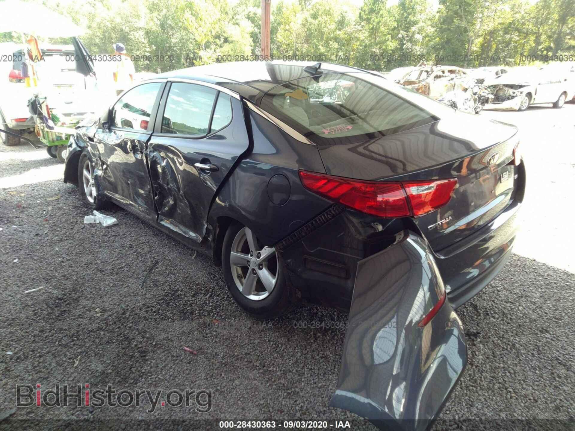2015 KIA OPTIMA - VIN: 5XXGM4A71FG466629 - Фото 3