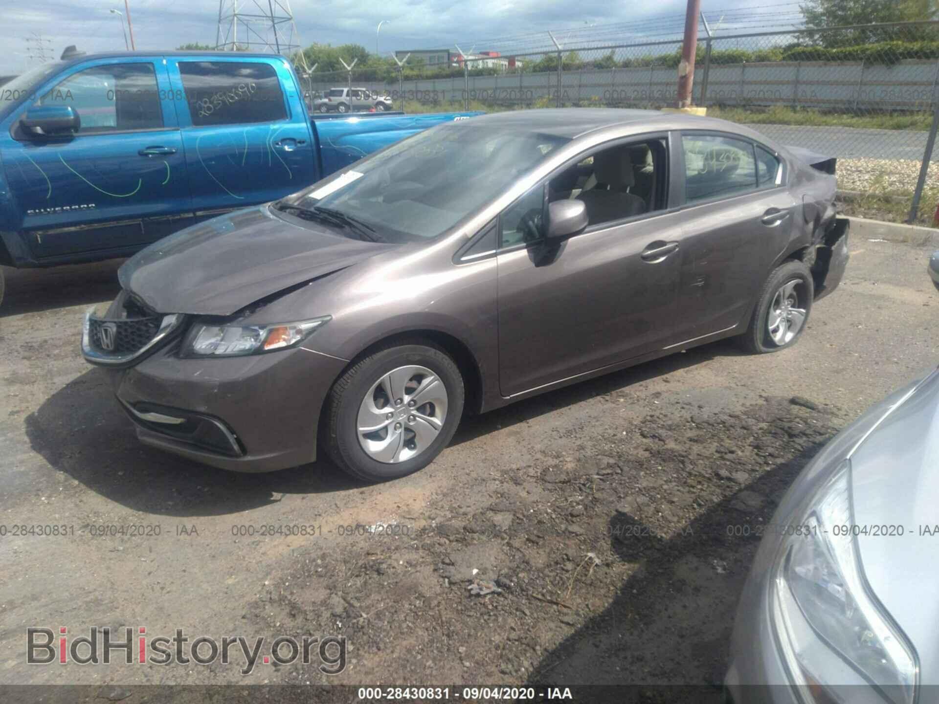 2013 HONDA CIVIC SDN - VIN: 2HGFB2F55DH573322 - Фото 2