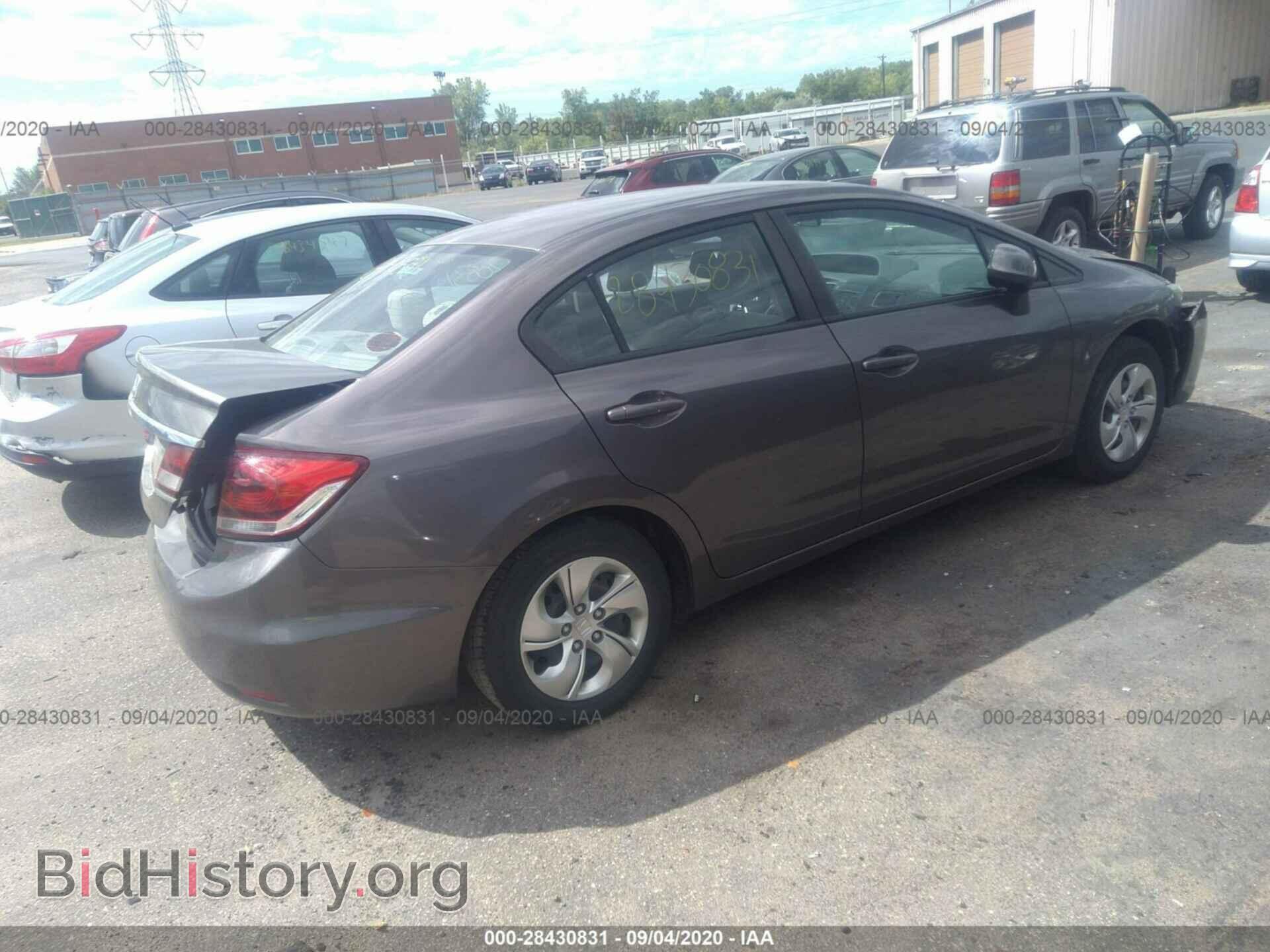 2013 HONDA CIVIC SDN - VIN: 2HGFB2F55DH573322 - Фото 4