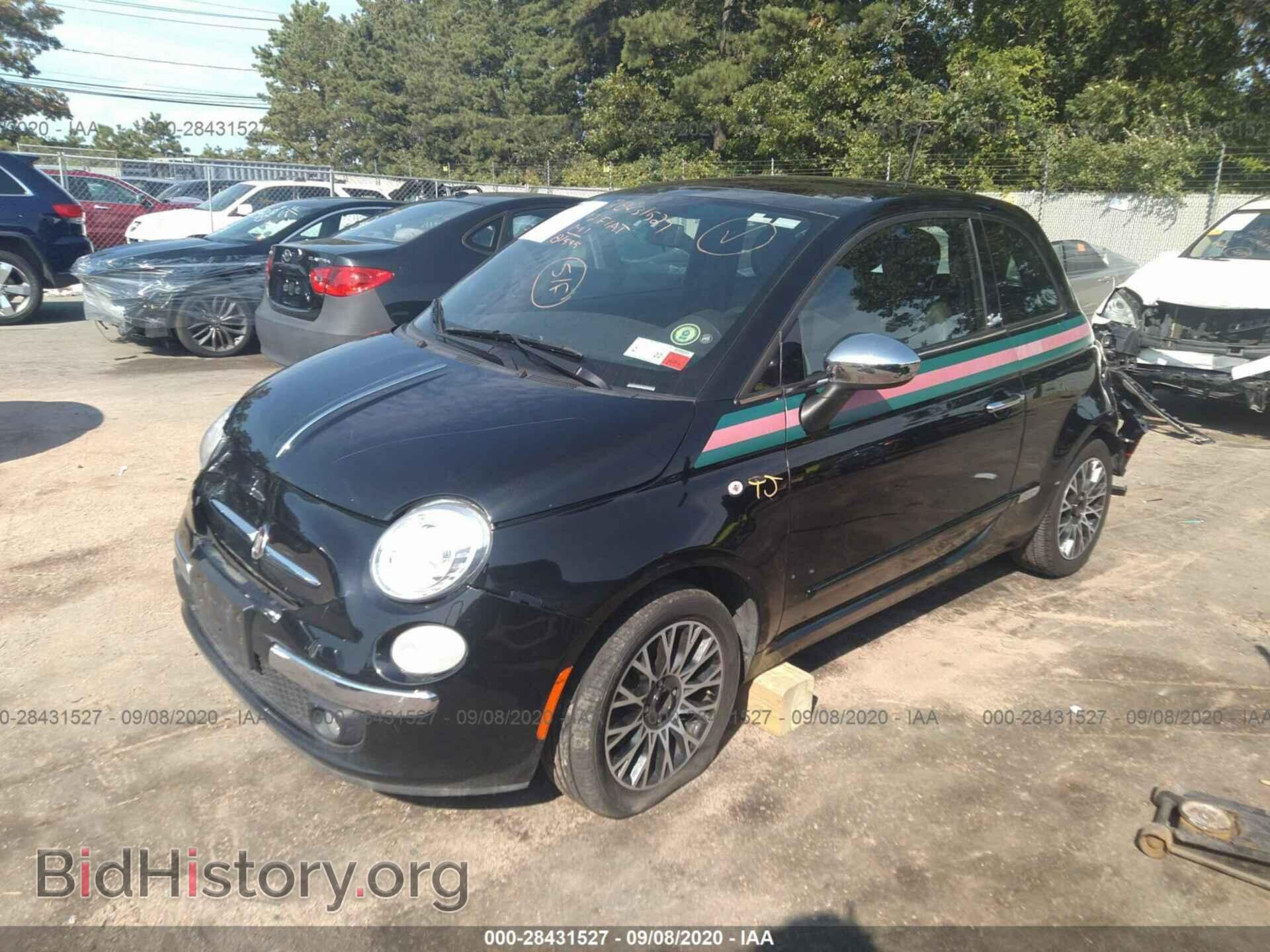 2012 FIAT 500 - VIN: 3C3CFFCRXCT296004 - Фото 2
