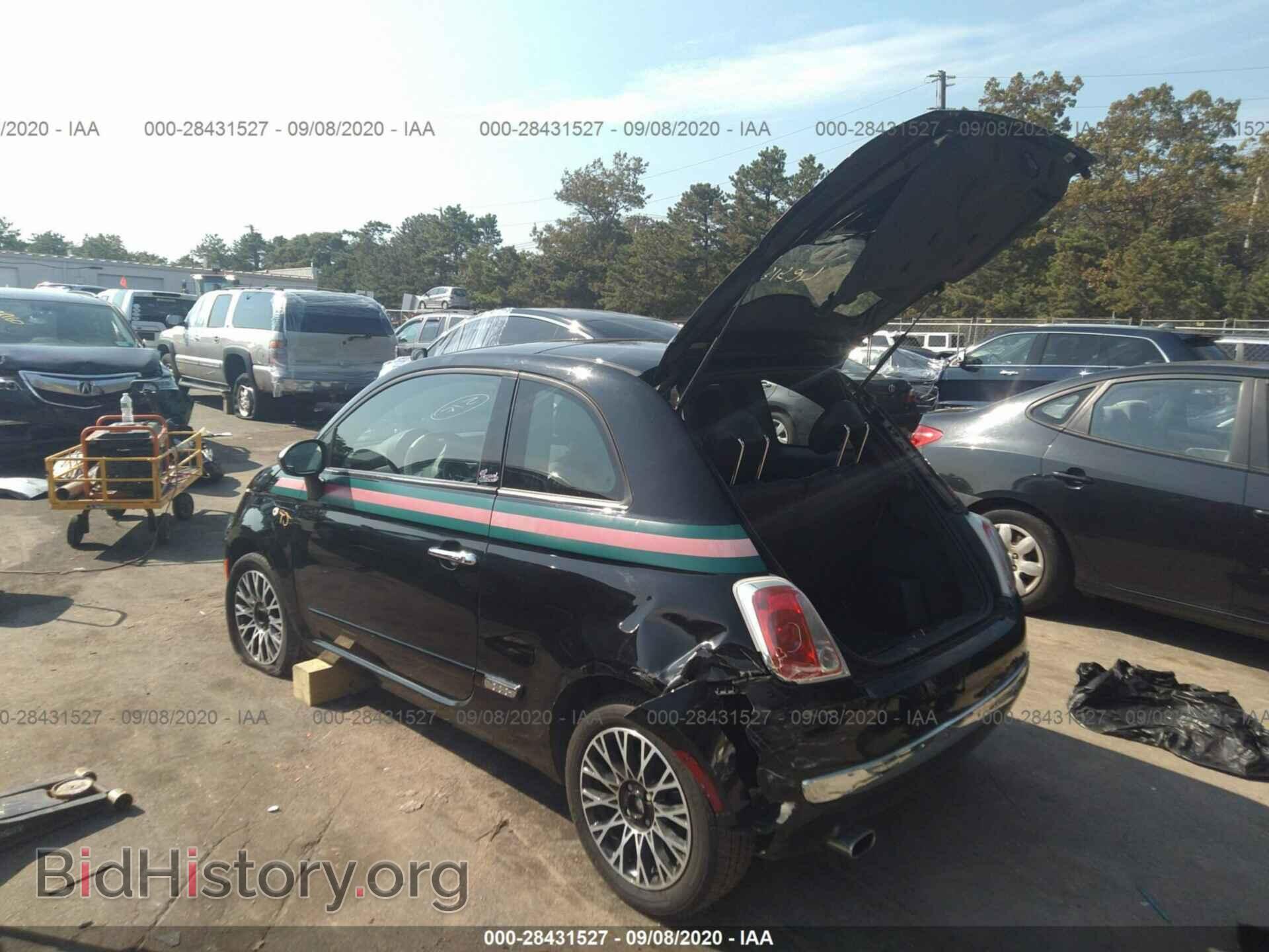 2012 FIAT 500 - VIN: 3C3CFFCRXCT296004 - Фото 3