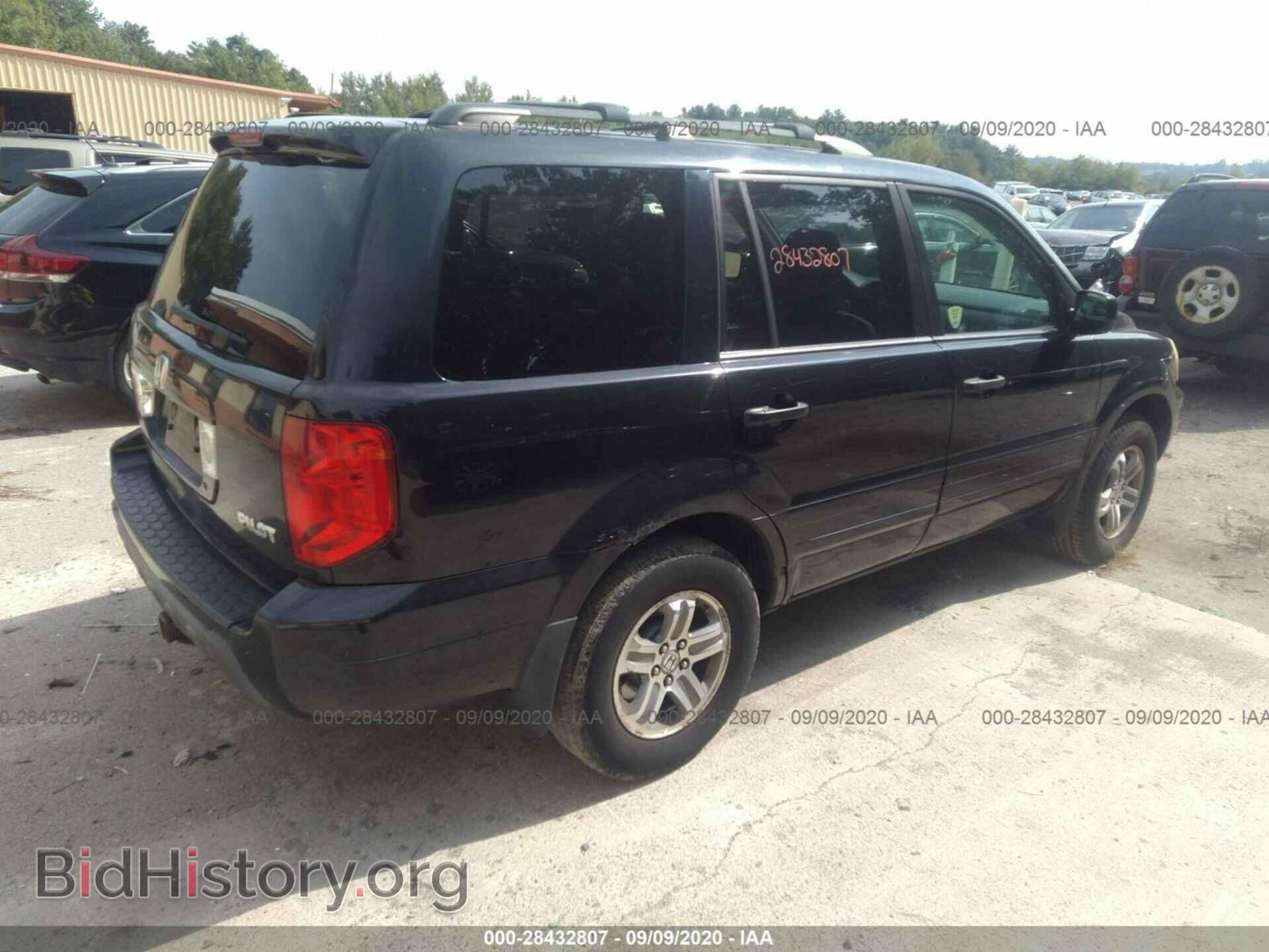 2005 HONDA PILOT - VIN: 2HKYF18655H501928 - Фото 4