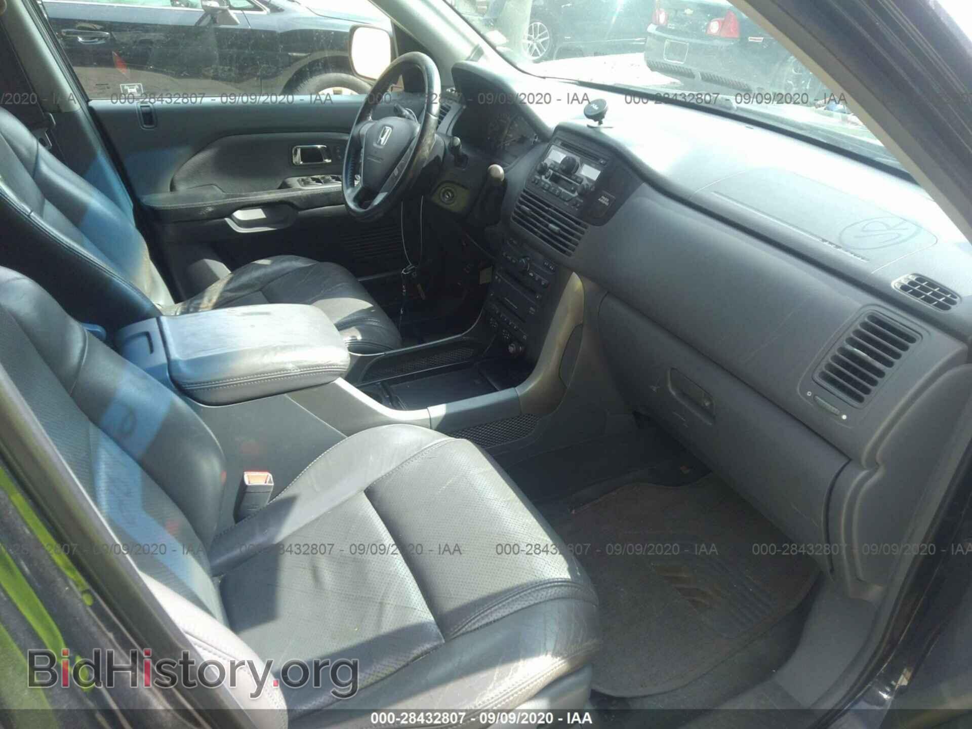 2005 HONDA PILOT - VIN: 2HKYF18655H501928 - Фото 5