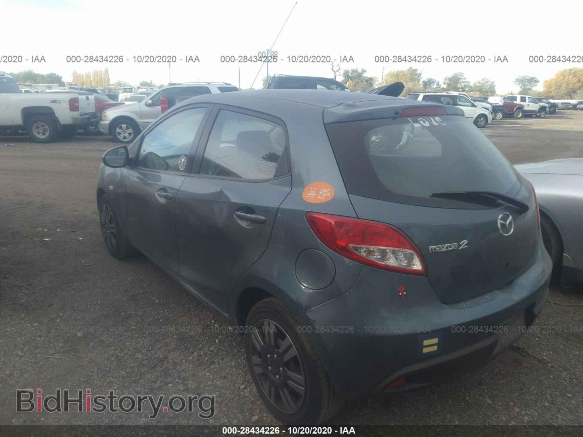 2014 MAZDA MAZDA2 - VIN: JM1DE1KZ4E0186542 - Фото 3