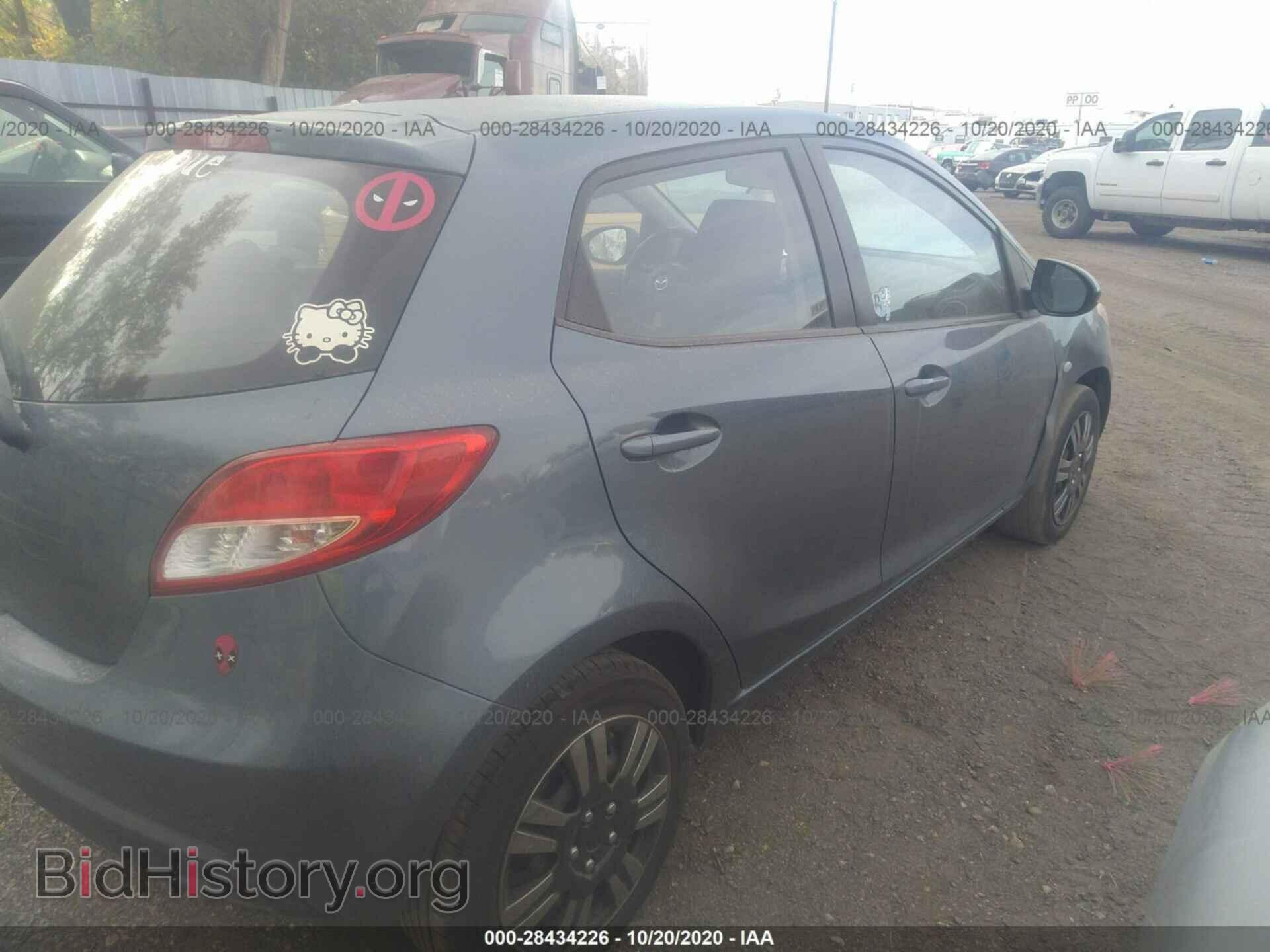 2014 MAZDA MAZDA2 - VIN: JM1DE1KZ4E0186542 - Фото 4