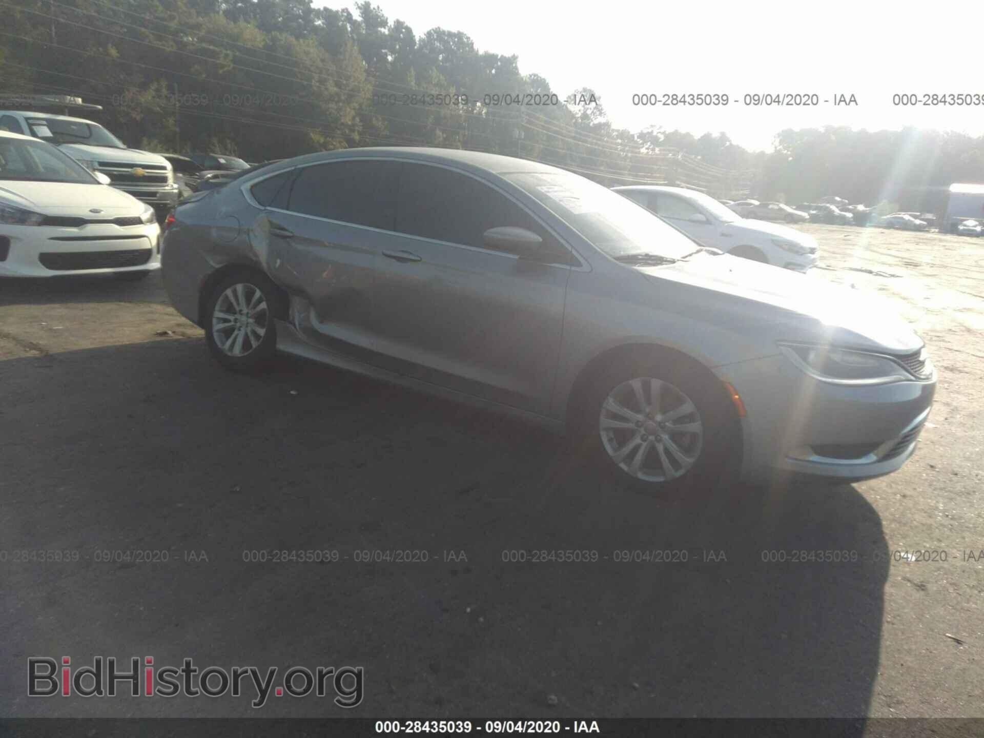 Фотография 1C3CCCAB8FN620794 - CHRYSLER 200 2015