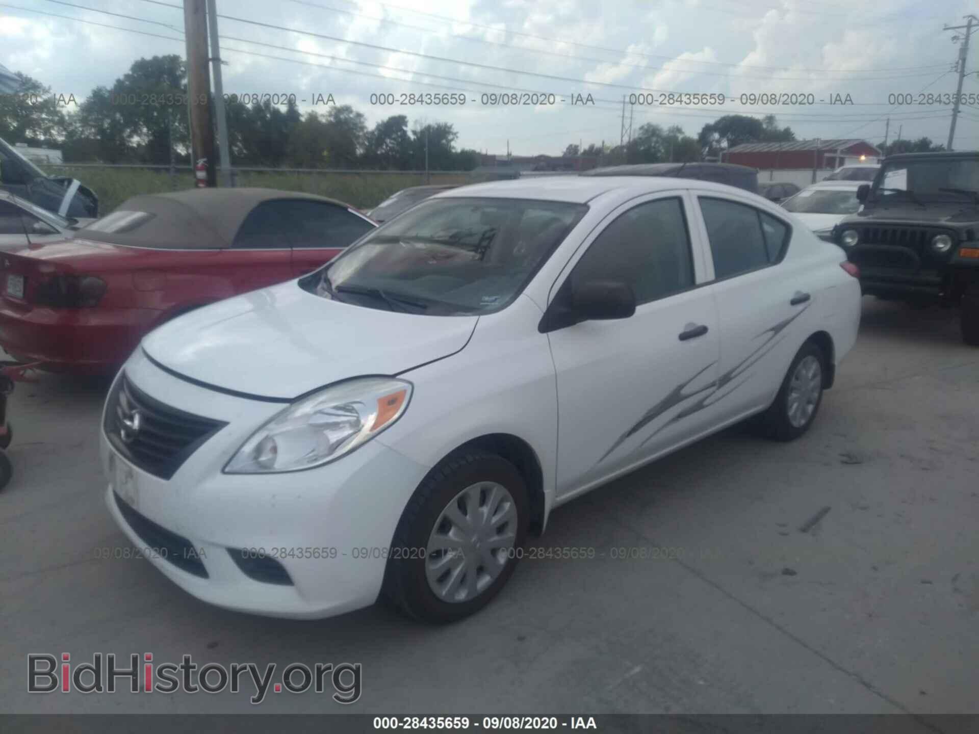 2012 NISSAN VERSA - VIN: 3N1CN7AP0CL891159 - Фото 2