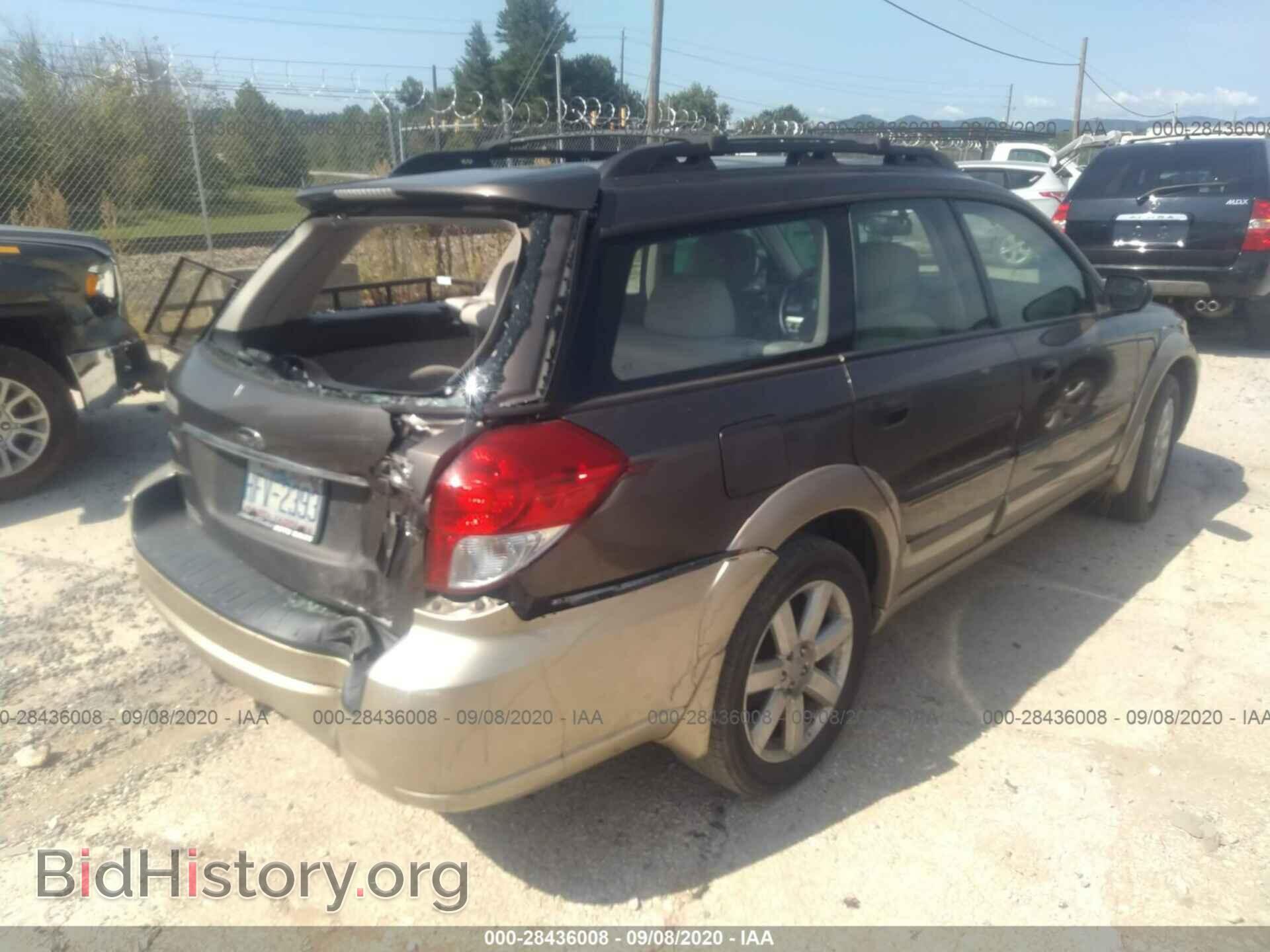 2008 SUBARU OUTBACK - VIN: 4S4BP61C087360111 - Фото 4