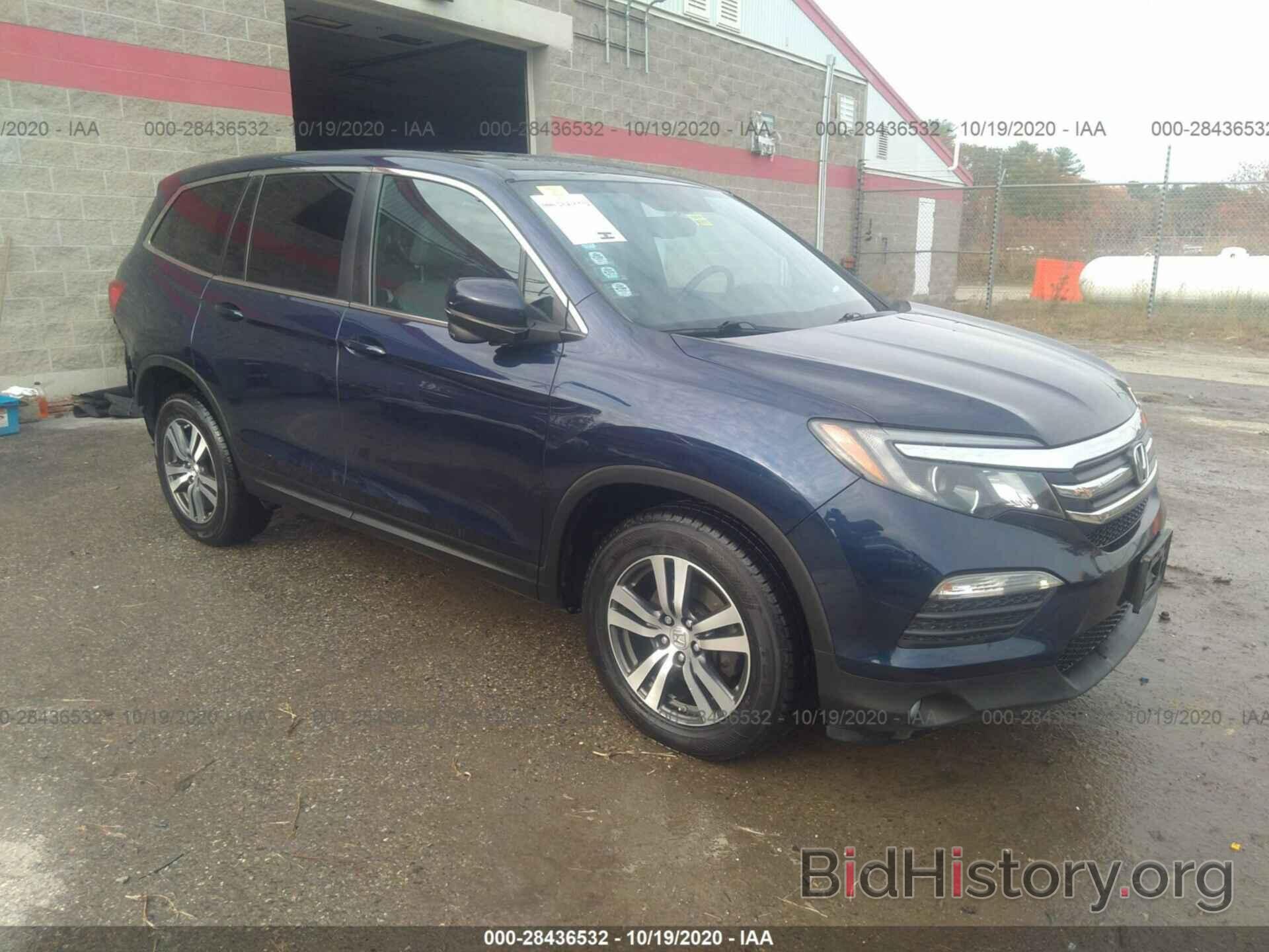 Photo 5FNYF6H50GB019180 - HONDA PILOT 2016