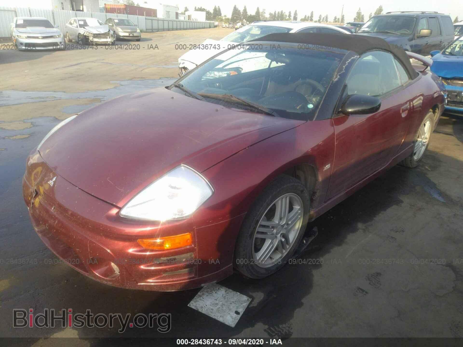 2003 MITSUBISHI ECLIPSE - VIN: 4A3AE55H13E160863 - Photo 2