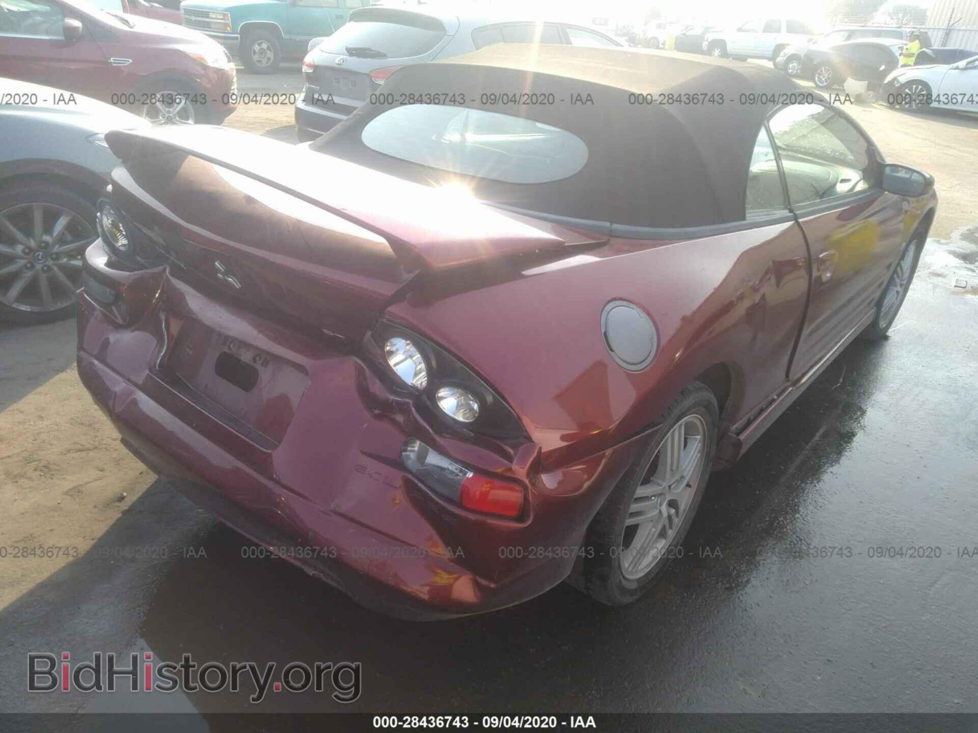 2003 MITSUBISHI ECLIPSE - VIN: 4A3AE55H13E160863 - Photo 4