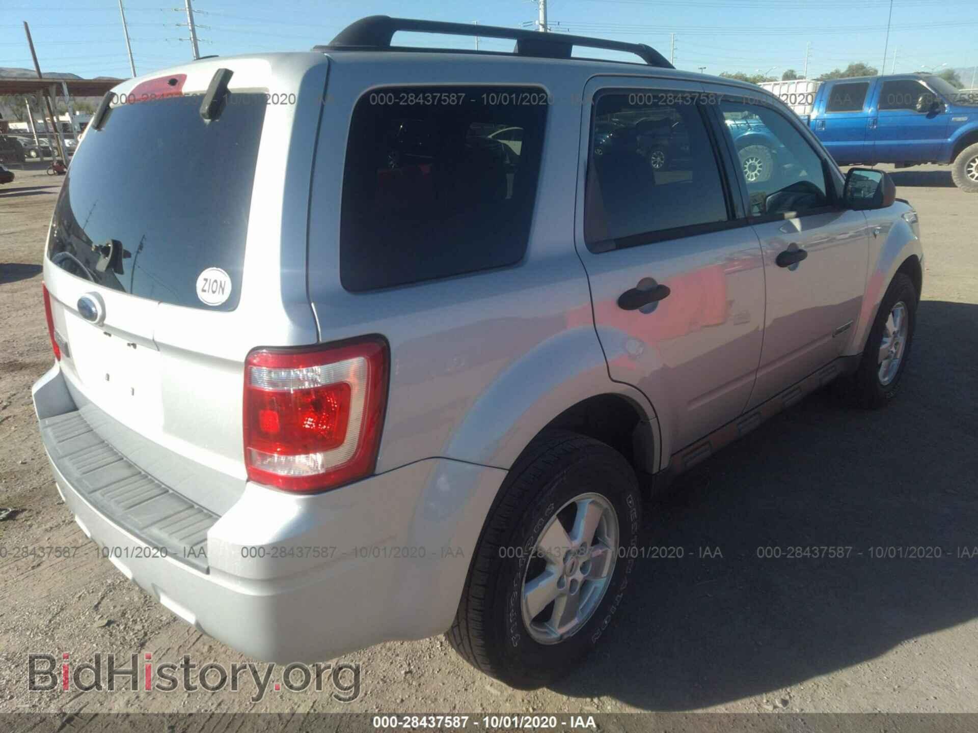 2008 FORD ESCAPE - VIN: 1FMCU03128KD90617 - Photo 4