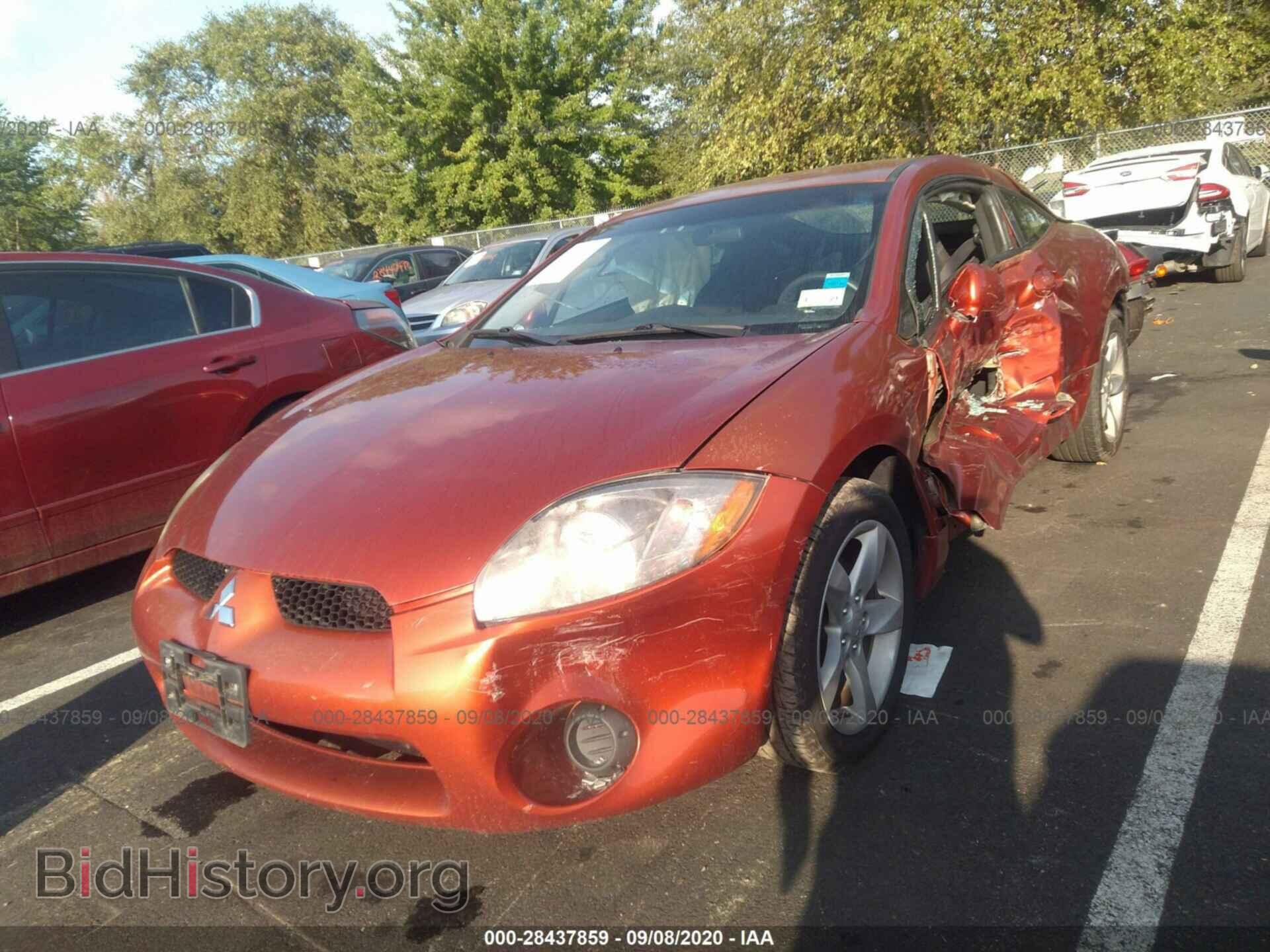 2006 MITSUBISHI ECLIPSE - VIN: 4A3AK24F16E056529 - Фото 2