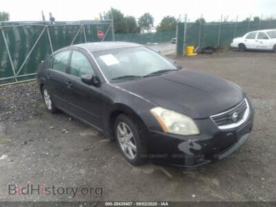2007 Nissan MAXIMA 3.5 SE, black — VIN 1N4BA41E77C808741, IAAI