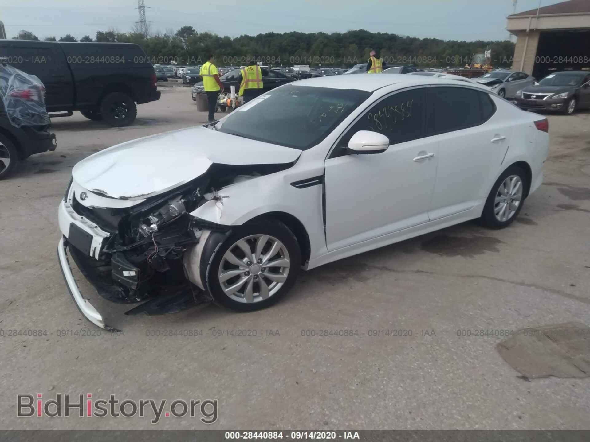 2014 KIA OPTIMA - VIN: 5XXGM4A76EG348140 - Фото 2