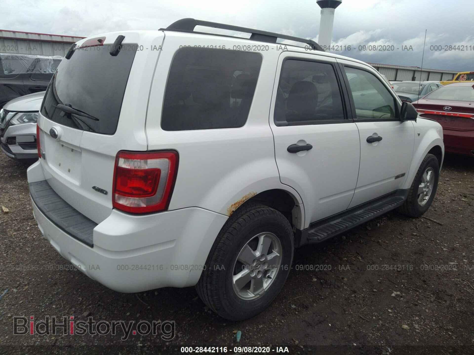 2008 FORD ESCAPE - VIN: 1FMCU93158KD16614 - Фото 4