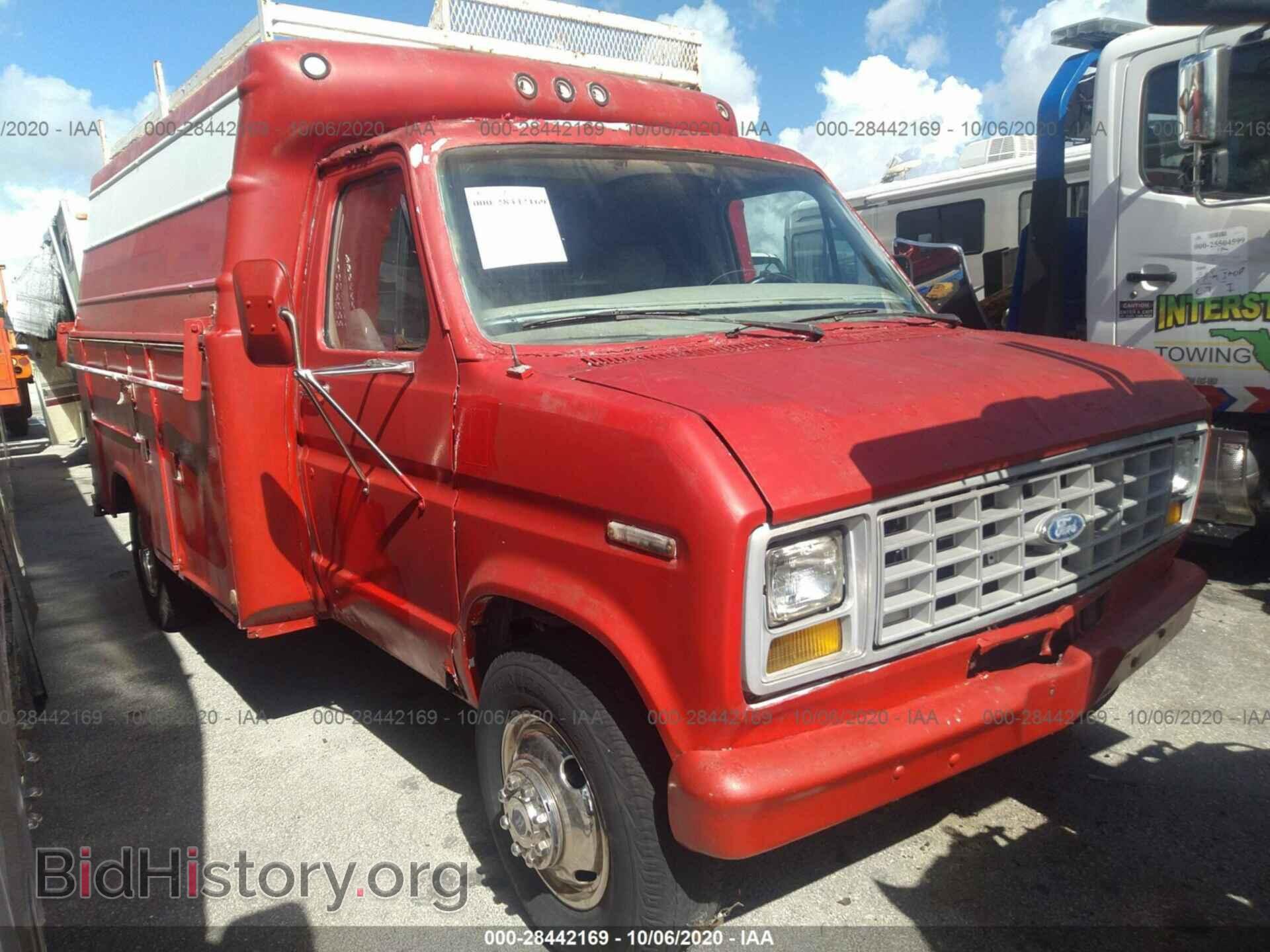 Photo 1FDKE37H0HHC24093 - FORD ECONOLINE 1987