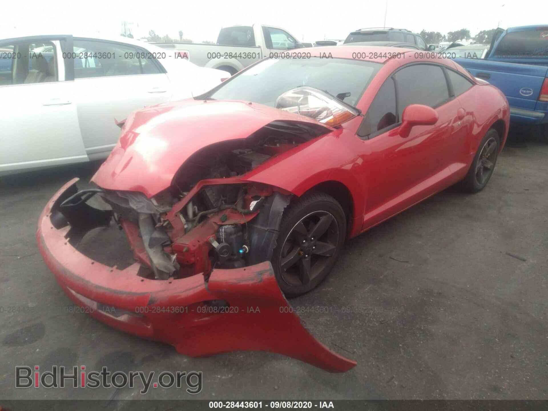 2007 MITSUBISHI ECLIPSE - VIN: 4A3AK24F37E034324 - Фото 2