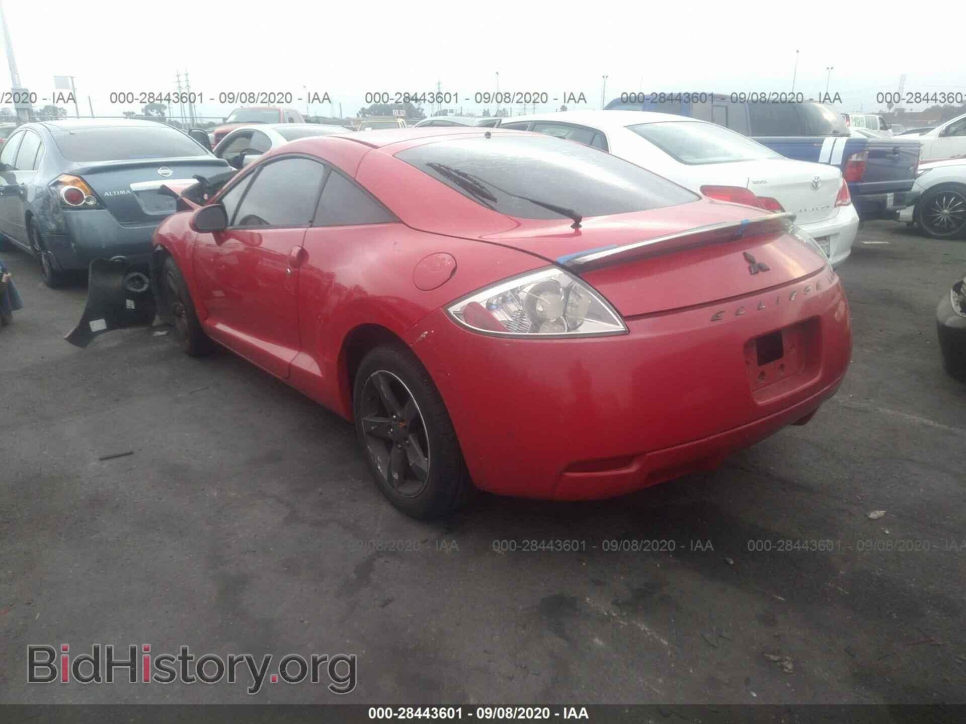 2007 MITSUBISHI ECLIPSE - VIN: 4A3AK24F37E034324 - Фото 3