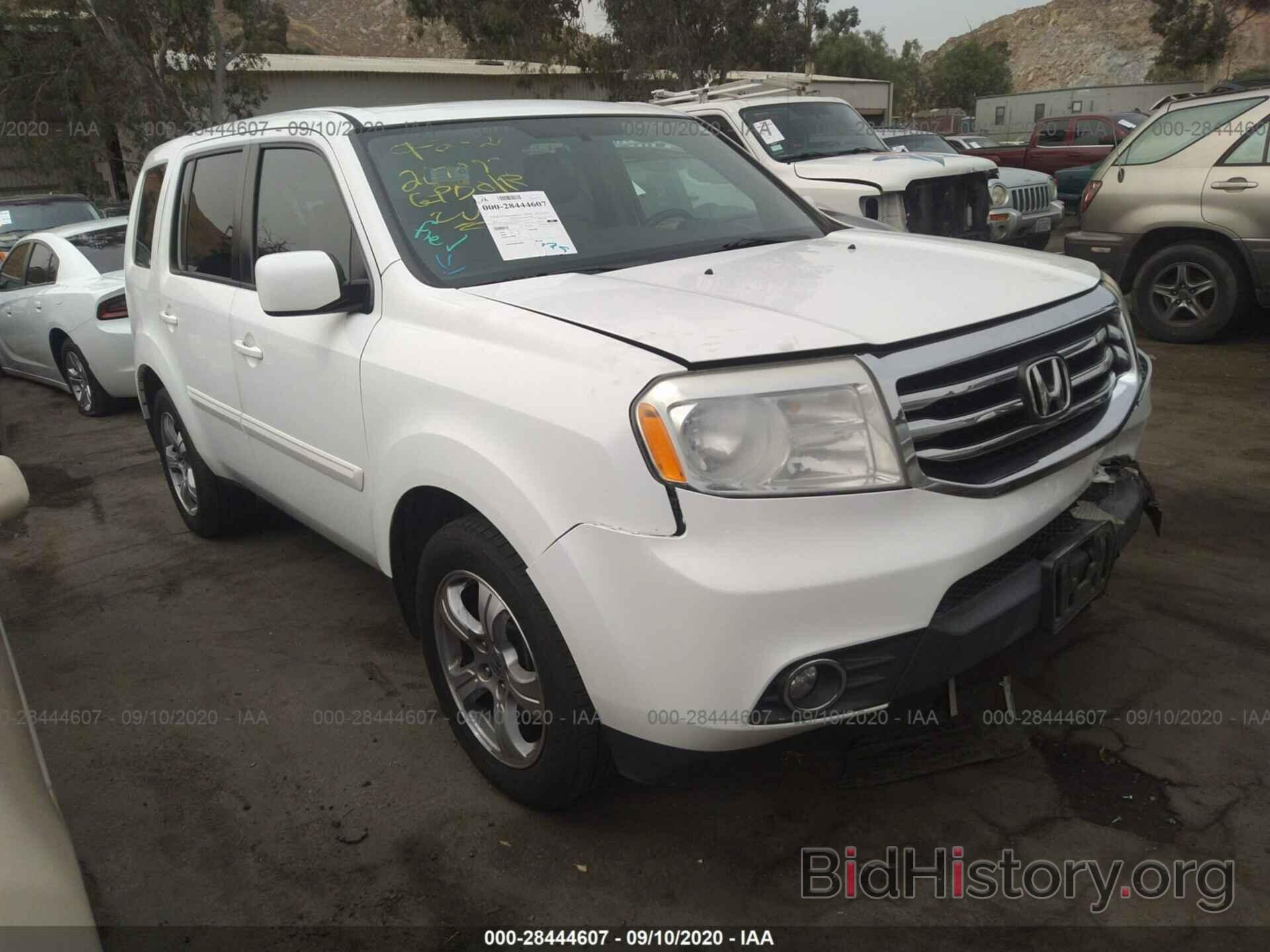 Photo 5FNYF3H57DB001298 - HONDA PILOT 2013