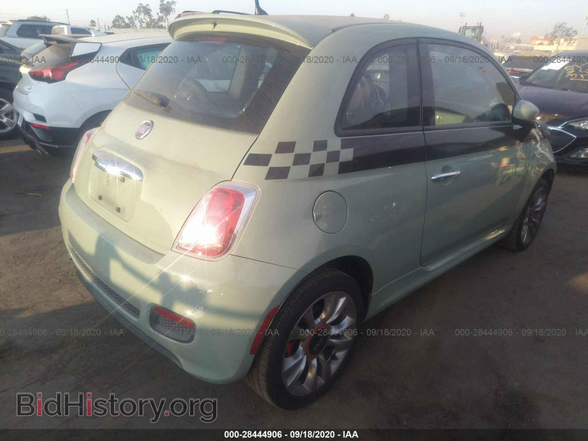 2015 FIAT 500 - VIN: 3C3CFFBR2FT550066 - Фото 4
