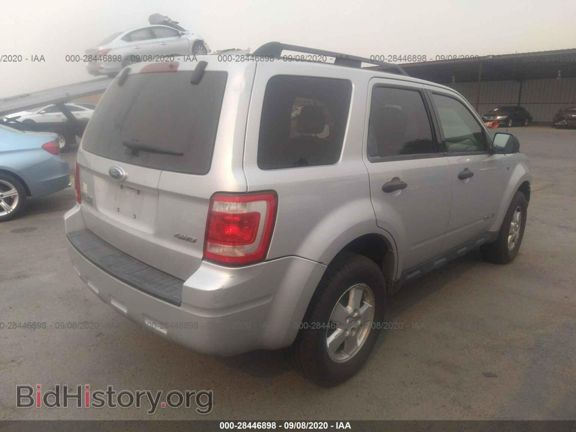 2008 FORD ESCAPE - VIN: 1FMCU93198KD90599 - Фото 4