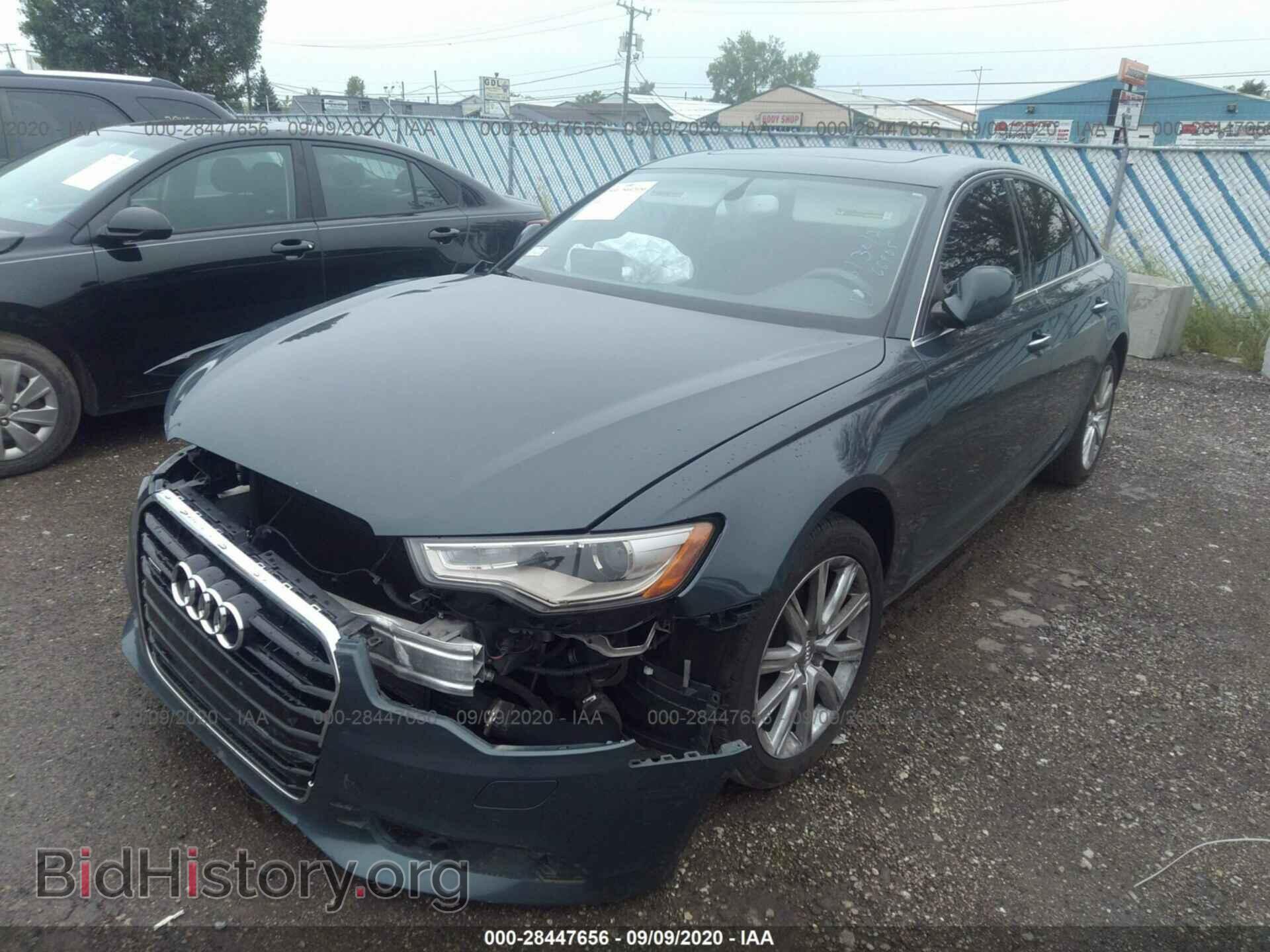2013 AUDI A6 - VIN: WAUGFAFC4DN103903 - Фото 2