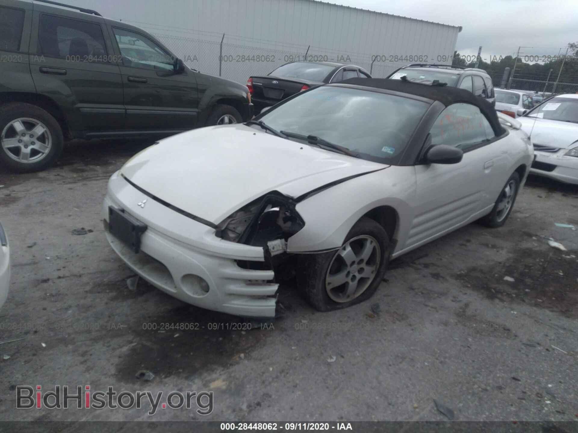 2003 MITSUBISHI ECLIPSE - VIN: 4A3AE45G43E002485 - Photo 2