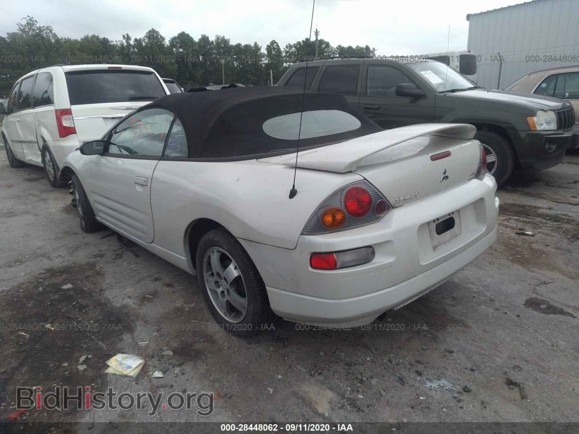 2003 MITSUBISHI ECLIPSE - VIN: 4A3AE45G43E002485 - Photo 3