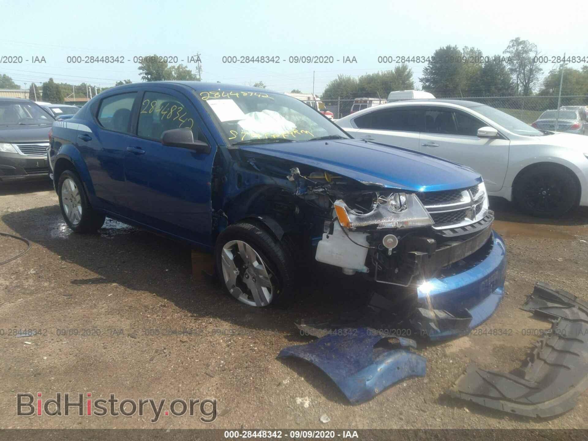 Фотография 1C3CDZAB9DN544001 - DODGE AVENGER 2013