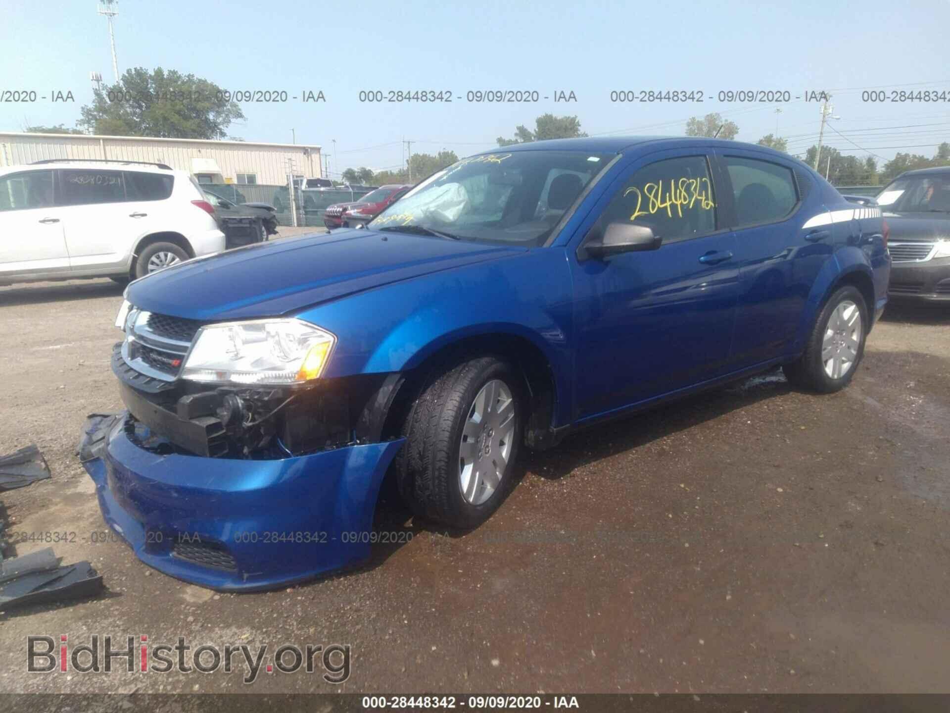 2013 DODGE AVENGER - VIN: 1C3CDZAB9DN544001 - Фото 2