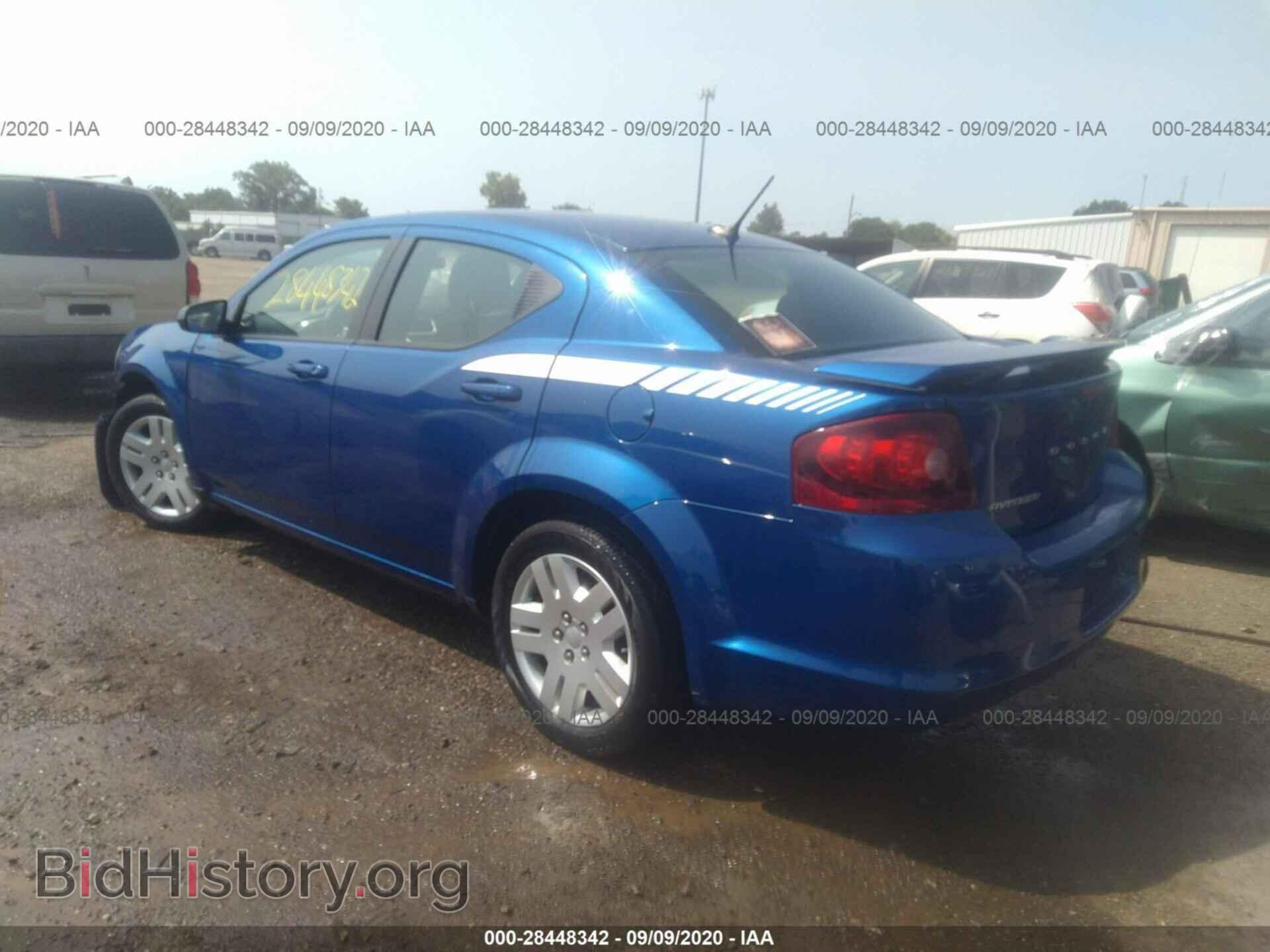2013 DODGE AVENGER - VIN: 1C3CDZAB9DN544001 - Фото 3
