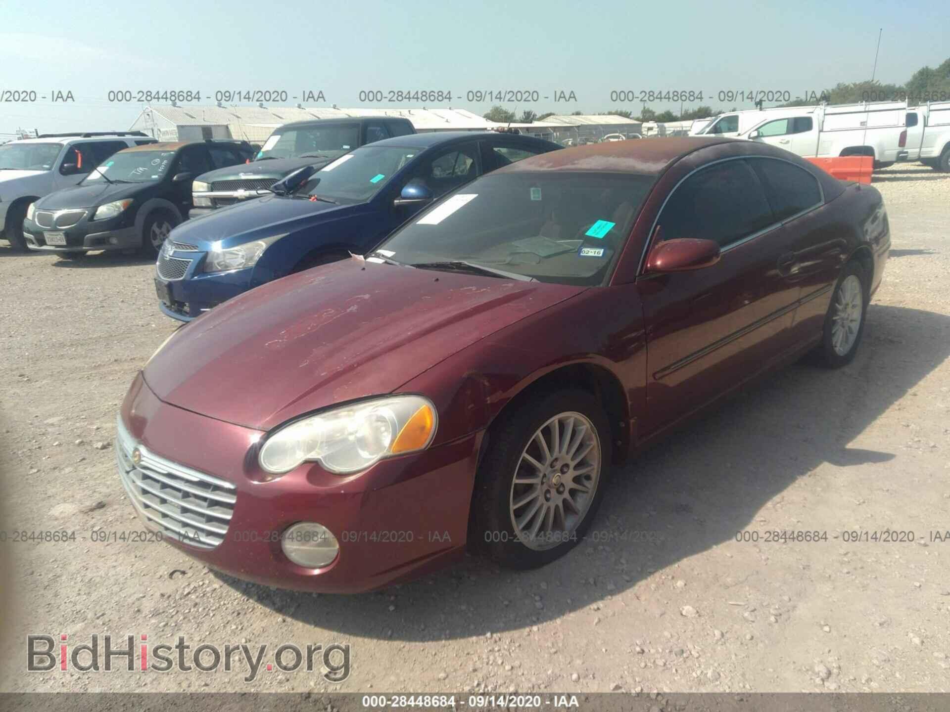 2004 CHRYSLER SEBRING - VIN: 4C3AG52H84E132502 - Фото 2