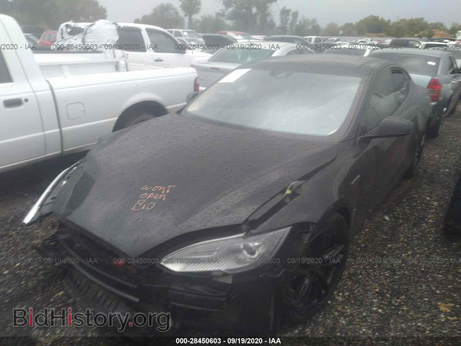 2015 TESLA MODEL S - VIN: 5YJSA1H23FF083919 - Фото 2