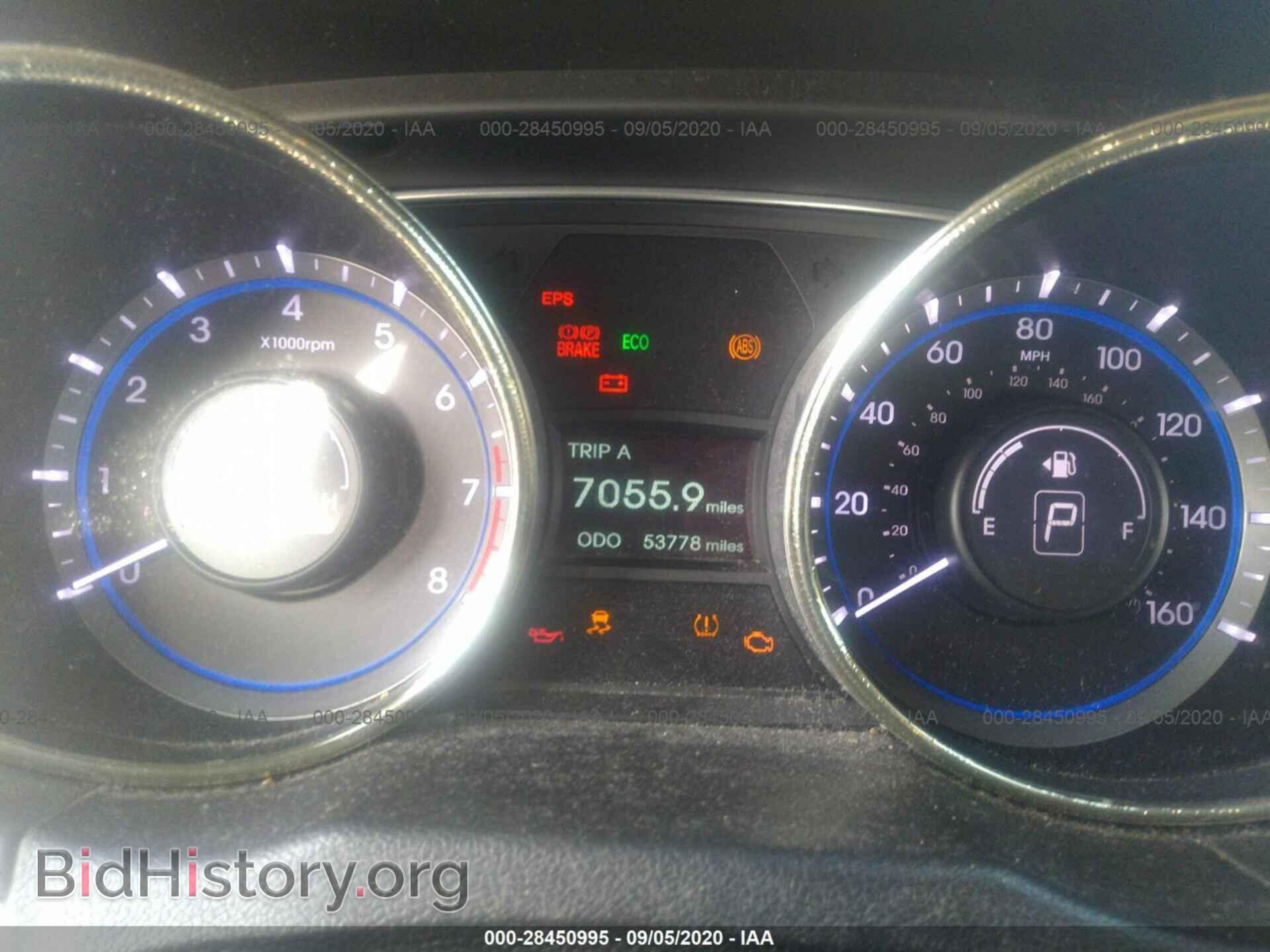 2012 HYUNDAI SONATA - VIN: 5NPEB4AC2CH456587 - Фото 7