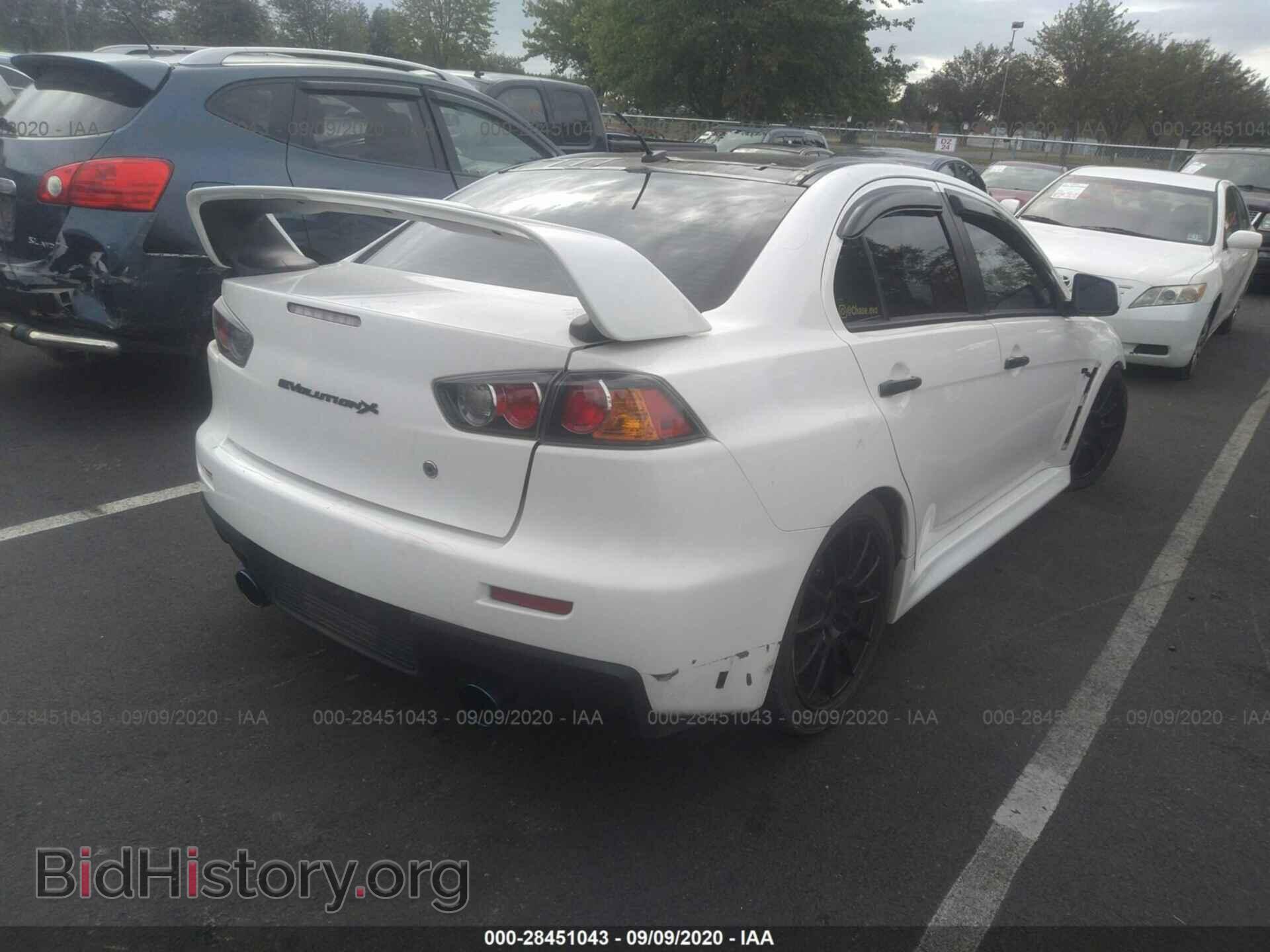 2014 MITSUBISHI LANCER EVOLUTION - VIN: JA32W8FVXEU012938 - Фото 4