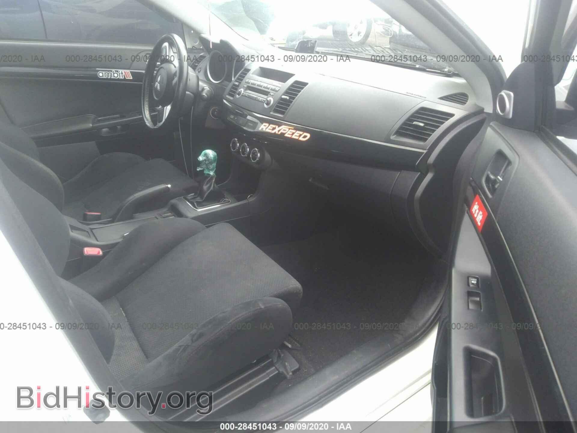 2014 MITSUBISHI LANCER EVOLUTION - VIN: JA32W8FVXEU012938 - Фото 5