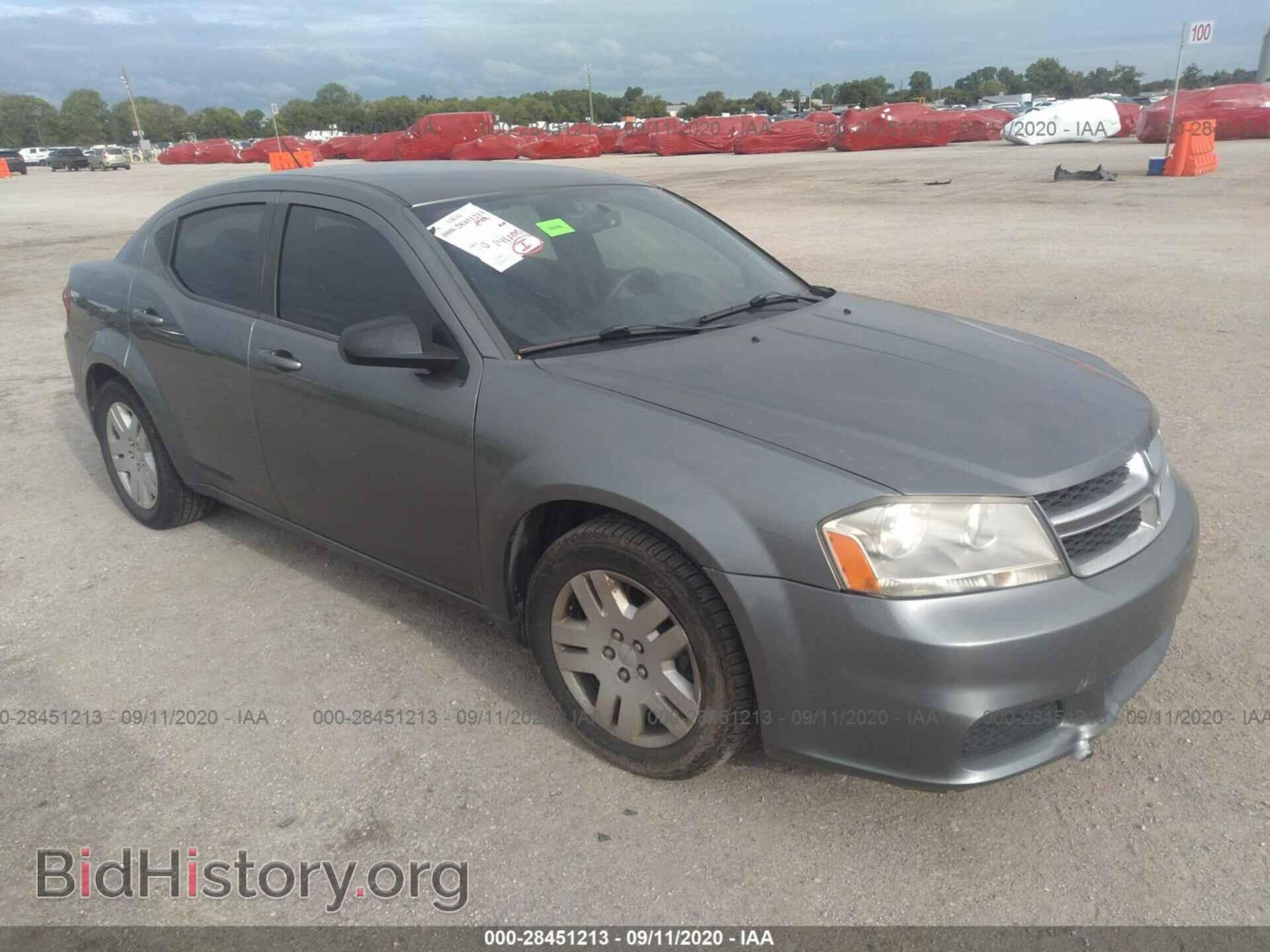 Фотография 1C3CDZAB4DN572076 - DODGE AVENGER 2013
