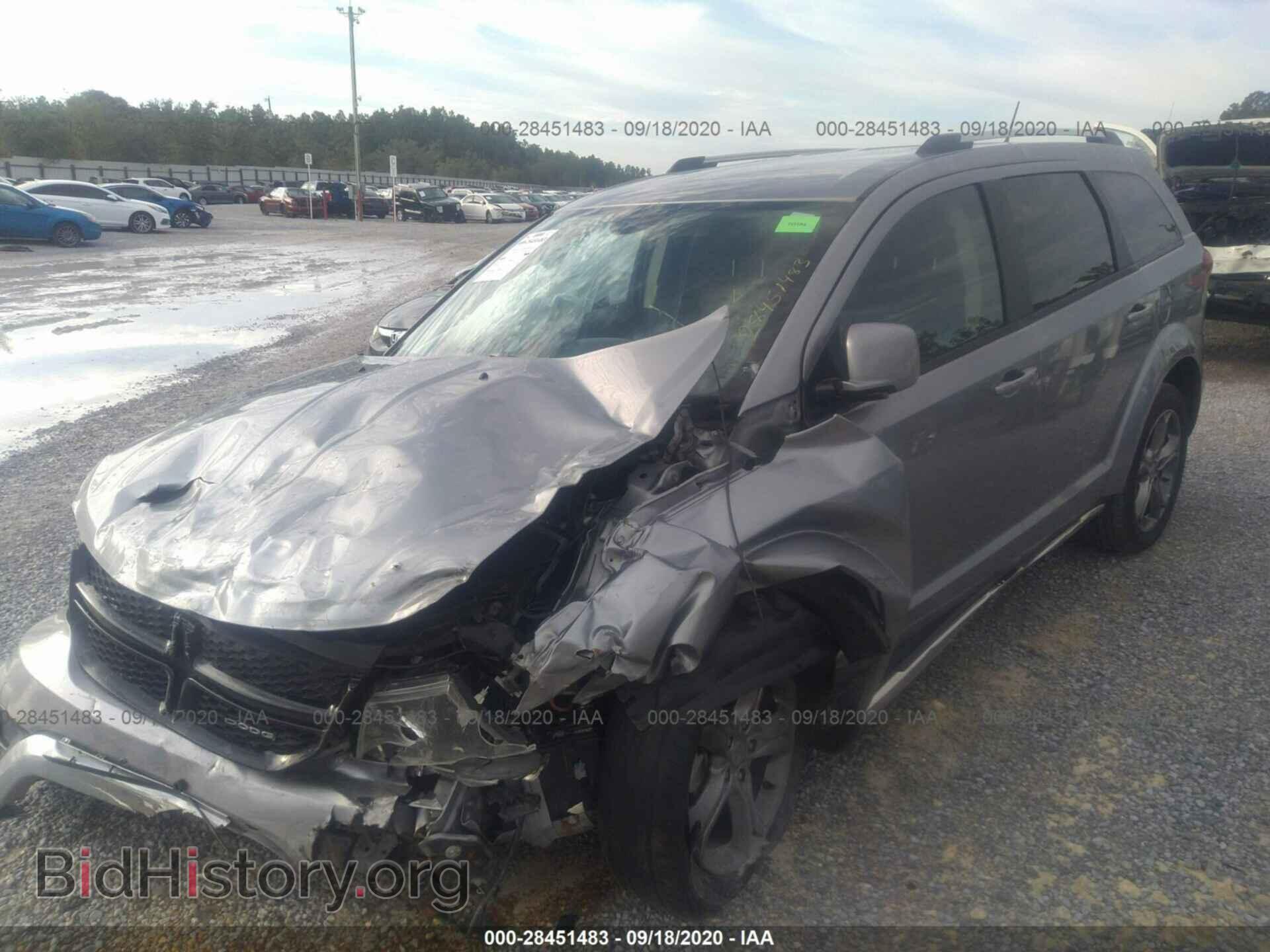 2017 DODGE JOURNEY - VIN: 3C4PDCGG6HT594695 - Фото 2