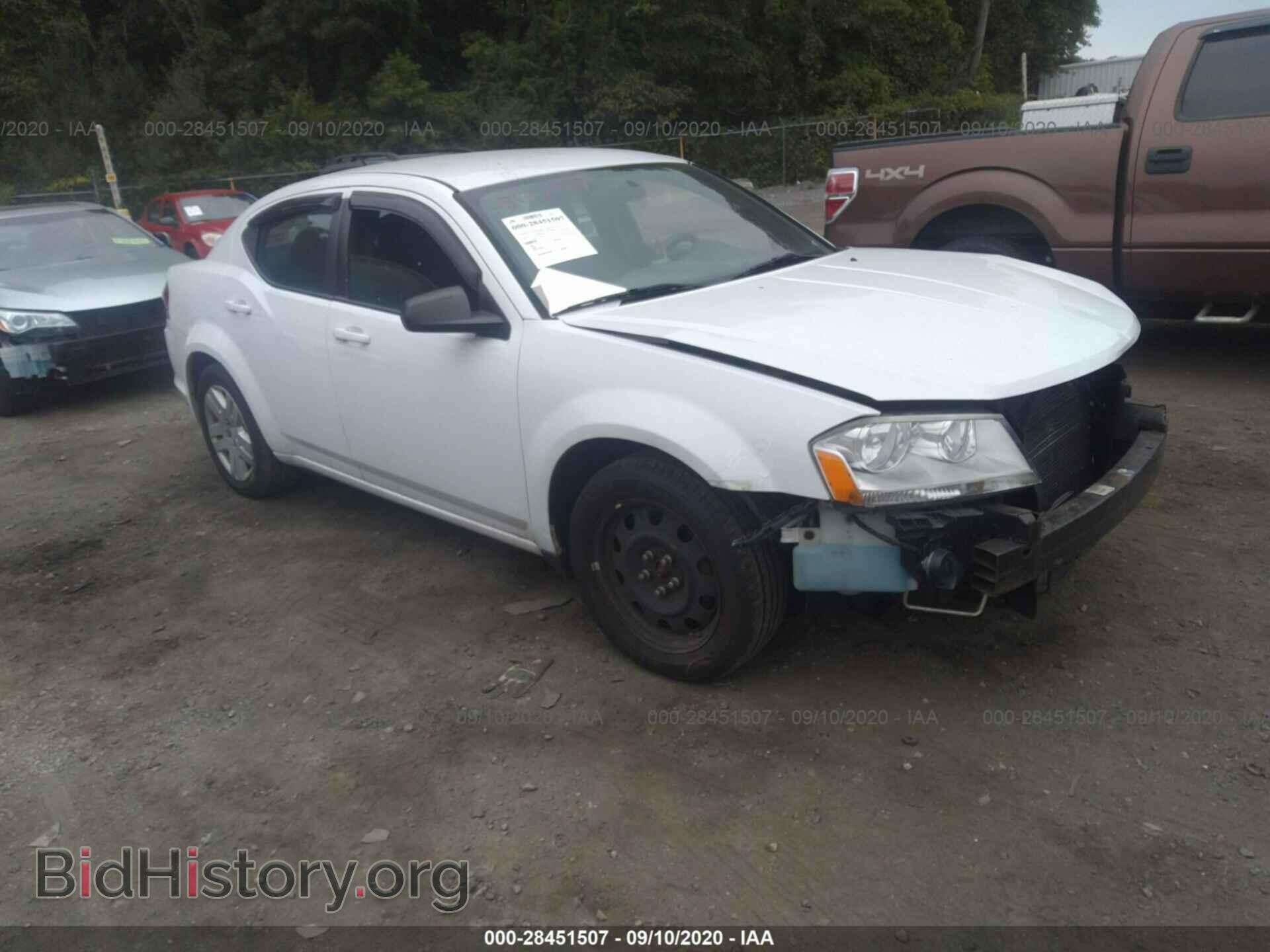 Photo 1C3CDZAB1CN129009 - DODGE AVENGER 2012