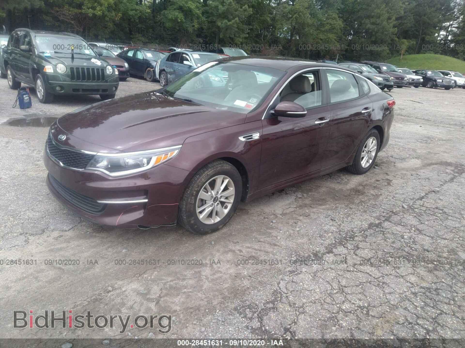 2016 KIA OPTIMA - VIN: 5XXGT4L33GG009982 - Photo 2