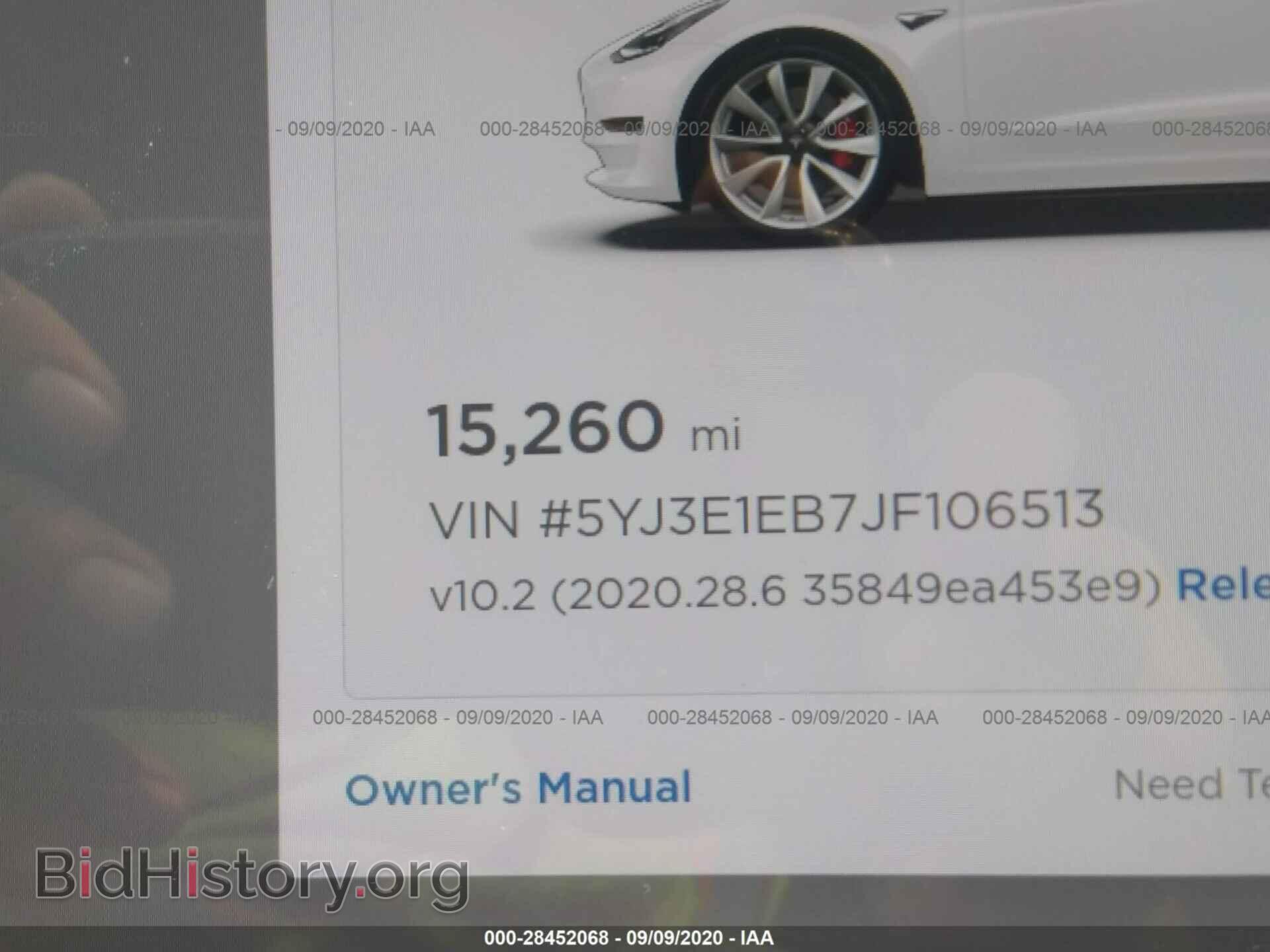 2018 TESLA MODEL 3 - VIN: 5YJ3E1EB7JF106513 - Фото 7