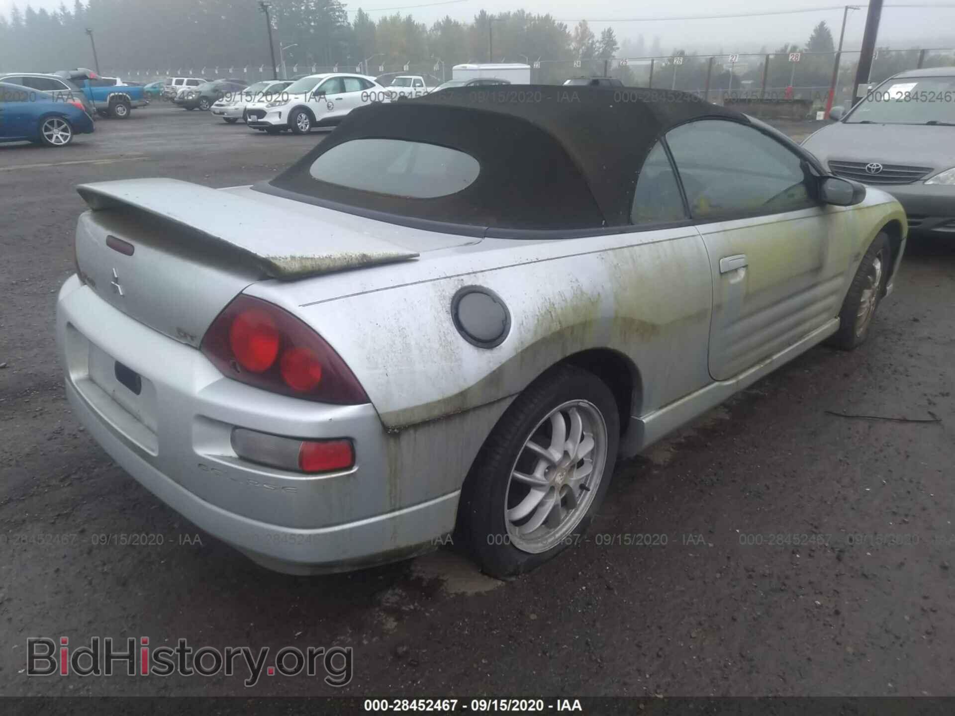 2002 MITSUBISHI ECLIPSE - VIN: 4A3AE85HX2E055030 - Фото 4