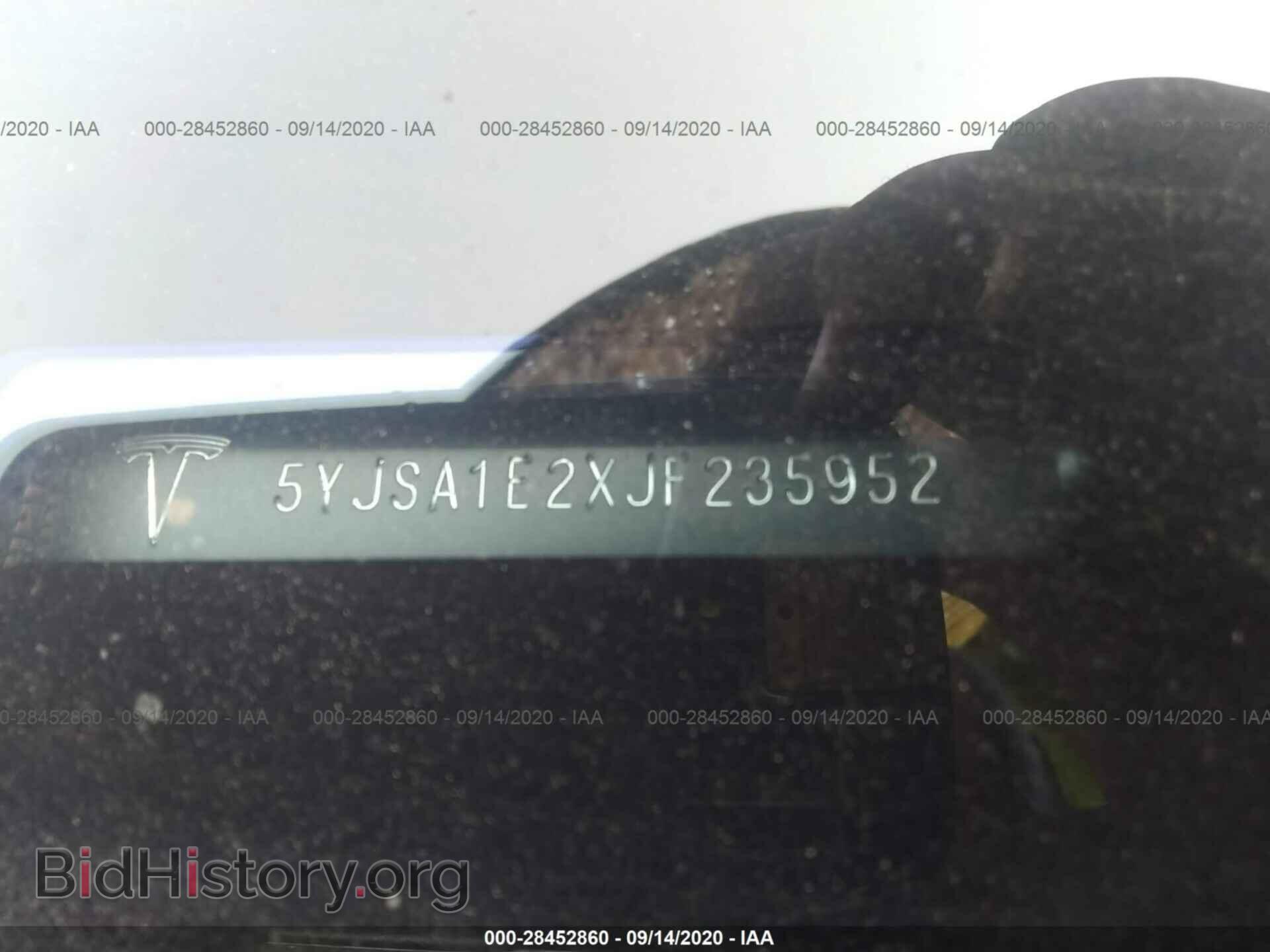2018 TESLA MODEL S - VIN: 5YJSA1E2XJF235952 - Photo 9