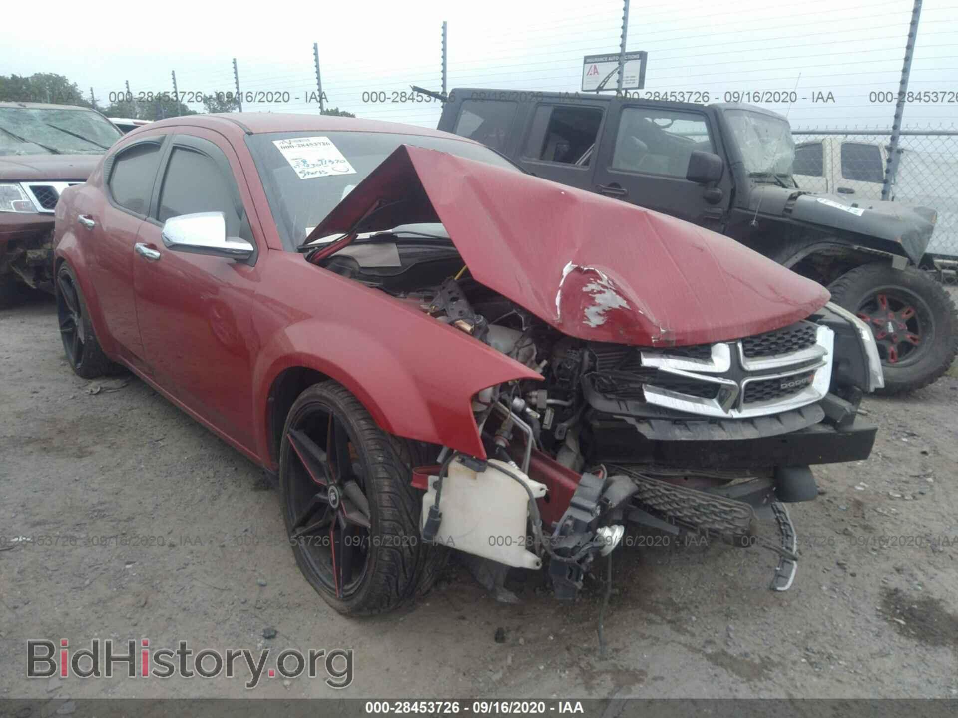 Фотография 1C3CDZAB8DN622848 - DODGE AVENGER 2013