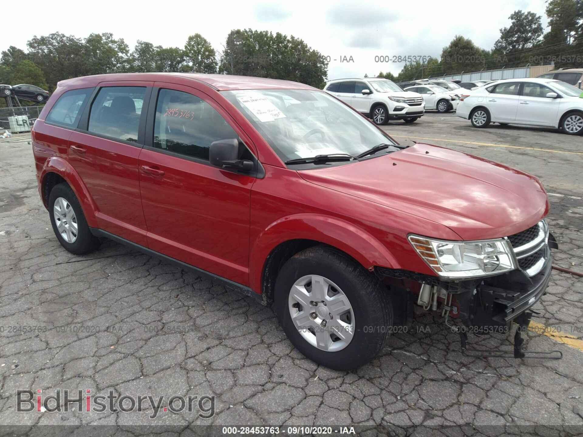 Photo 3C4PDCAB0CT306854 - DODGE JOURNEY 2012