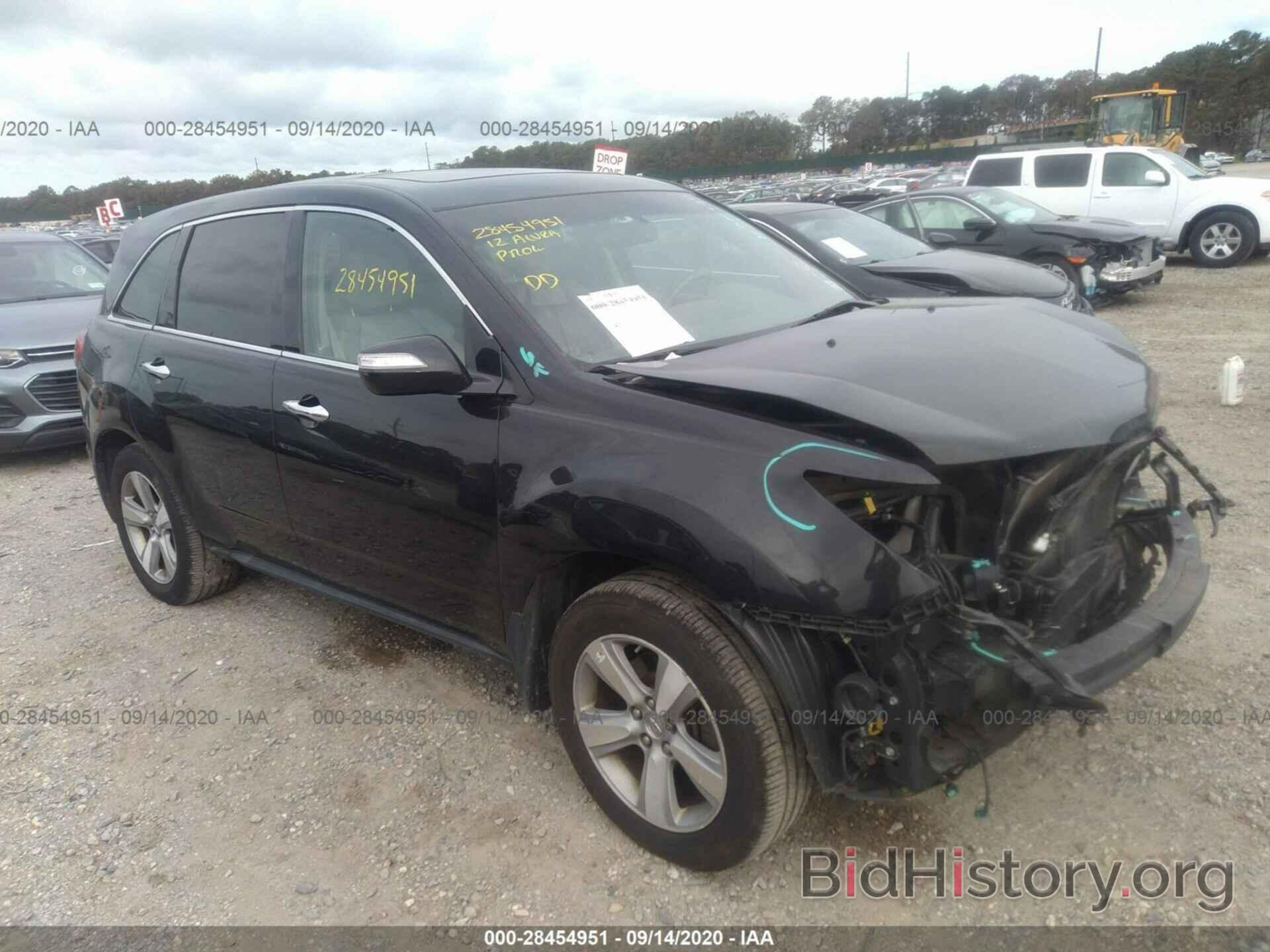 Photo 2HNYD2H39CH502839 - ACURA MDX 2012