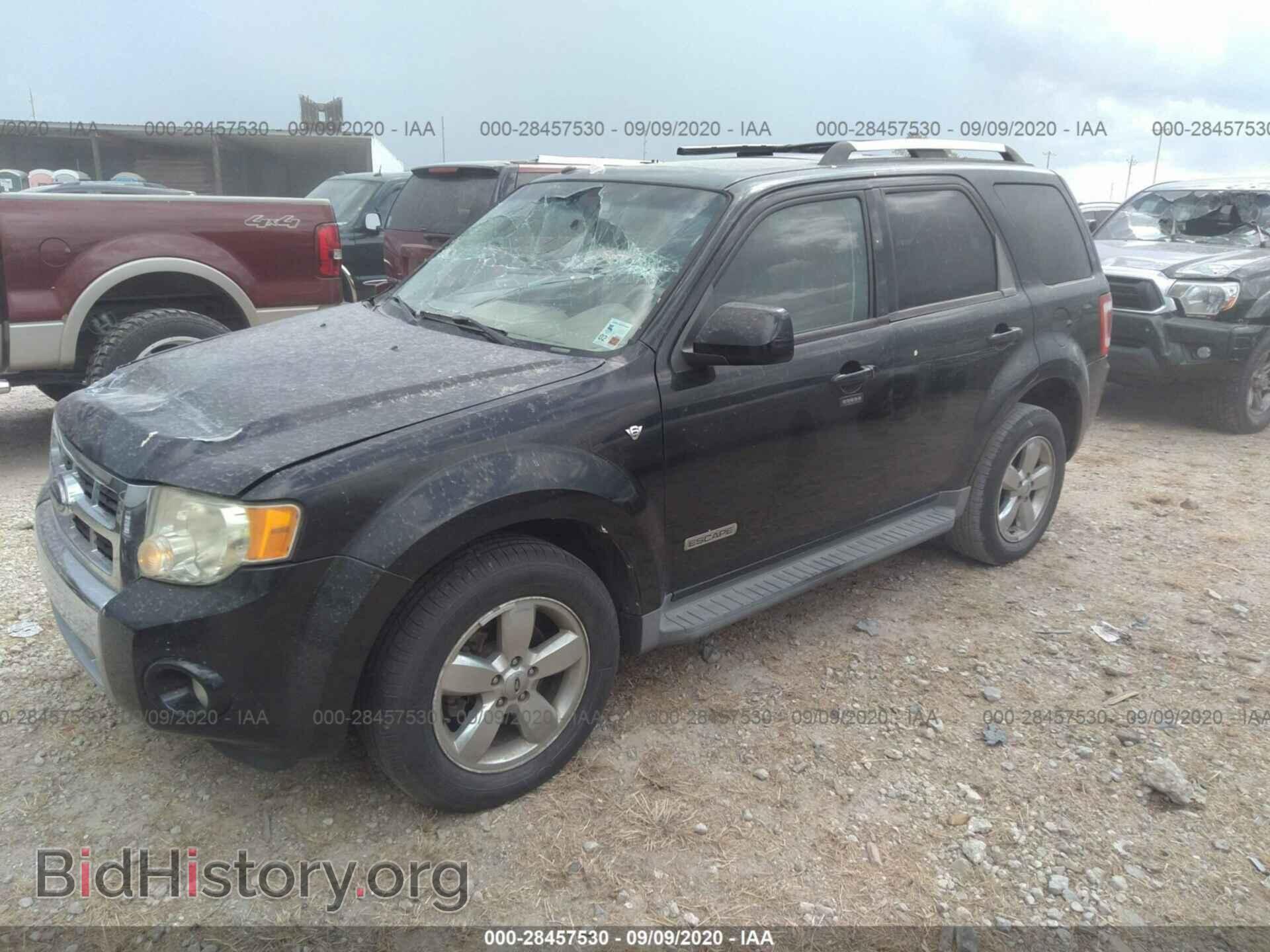 2008 FORD ESCAPE - VIN: 1FMCU04198KC97334 - Фото 2