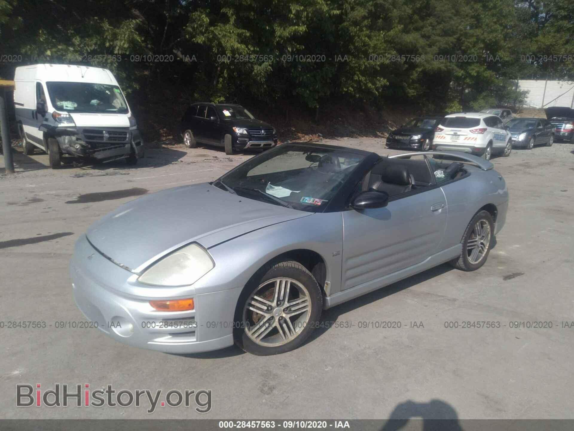 2003 MITSUBISHI ECLIPSE - VIN: 4A3AE75H53E071986 - Photo 2